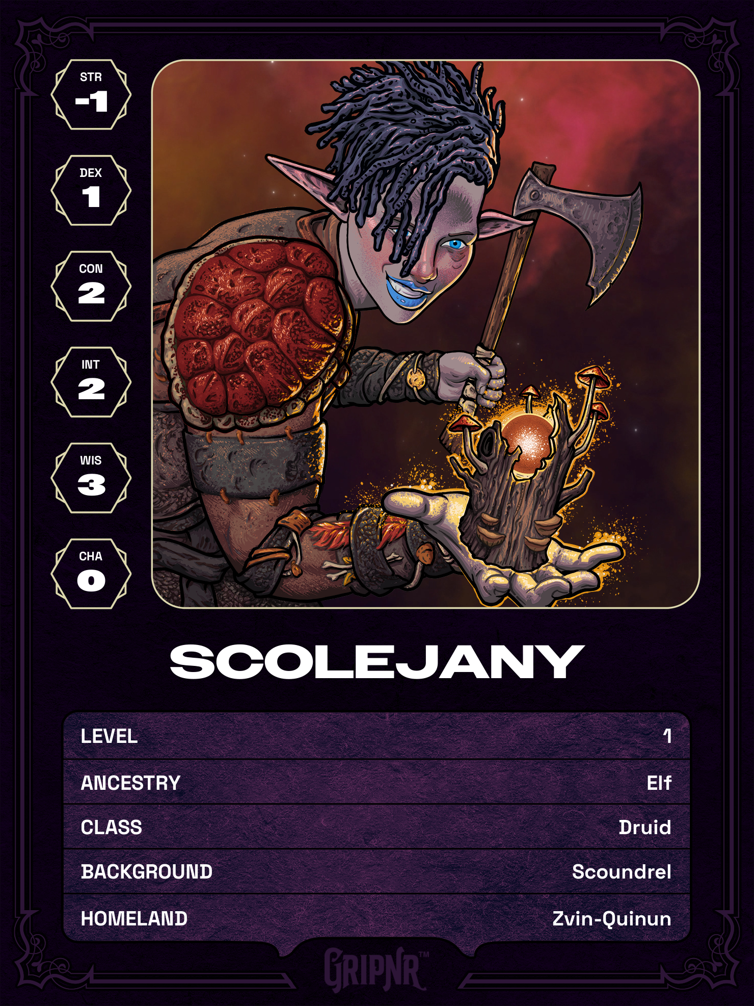 Hero card