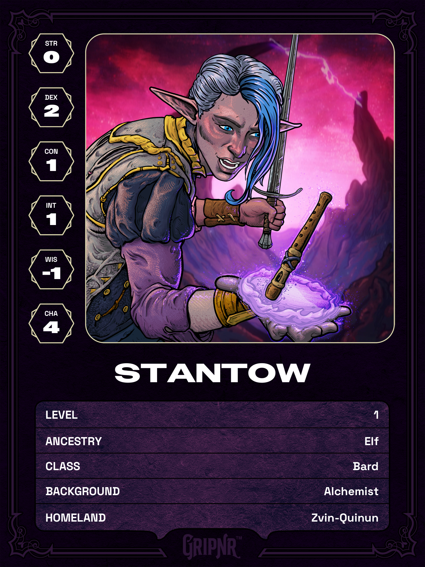 Hero card
