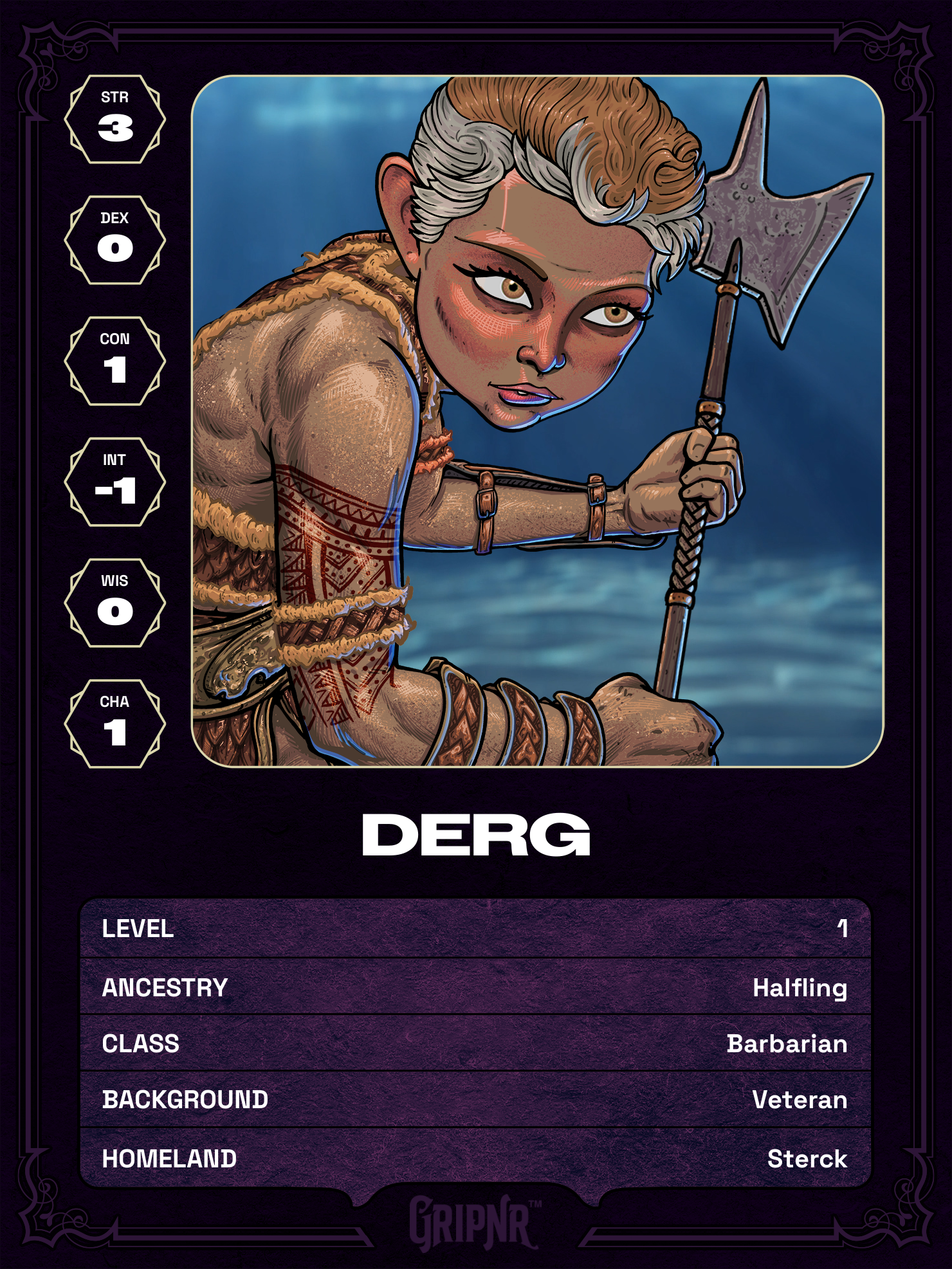Hero card