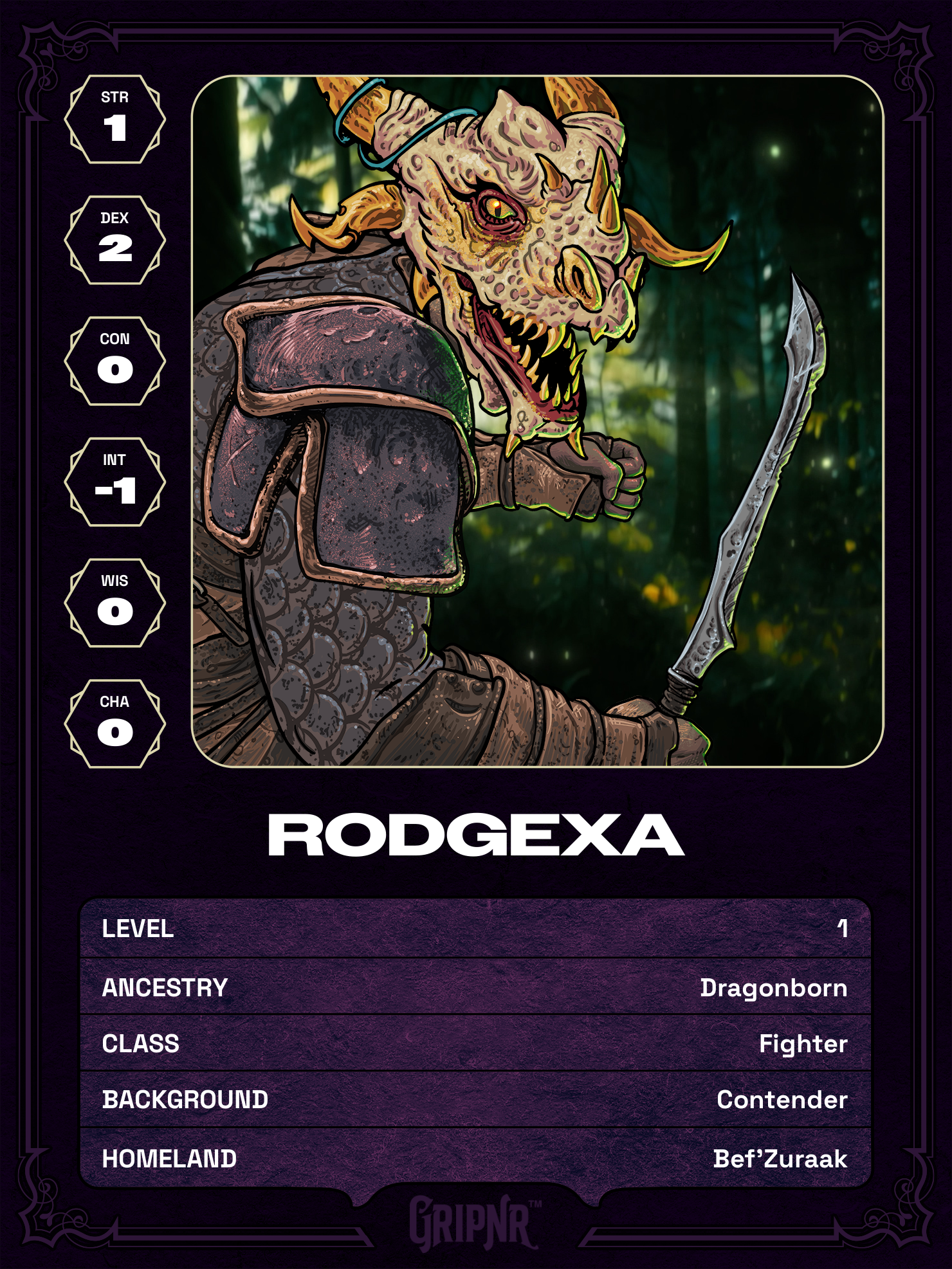 Hero card