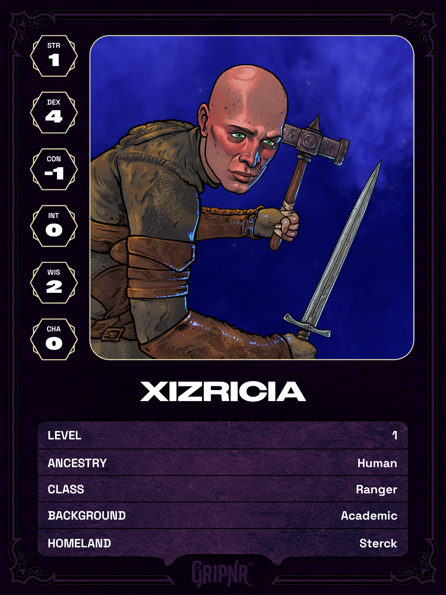 Hero card