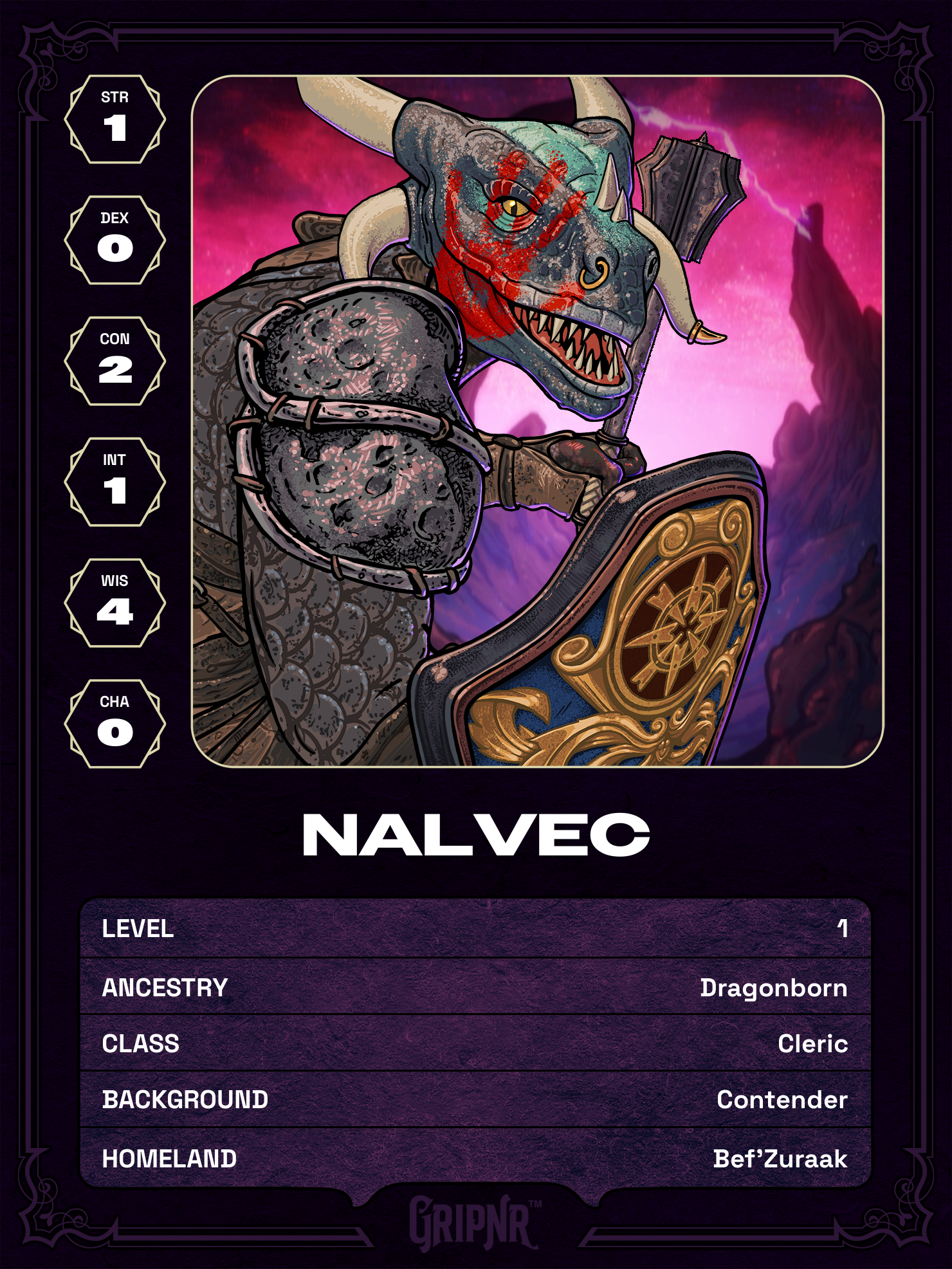 Hero card