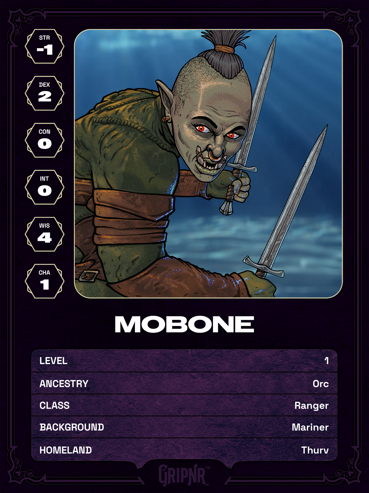 Hero card