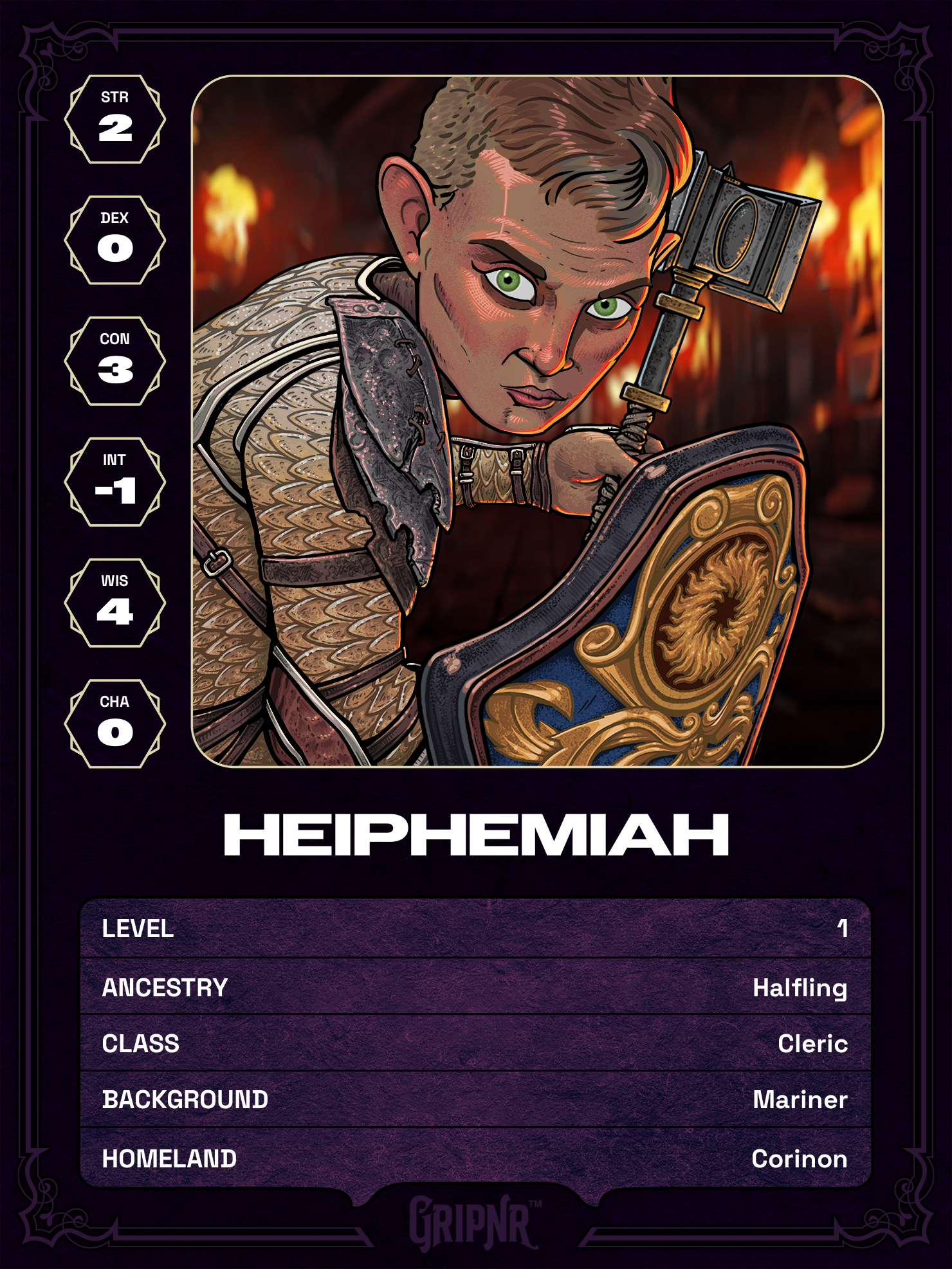 Hero card