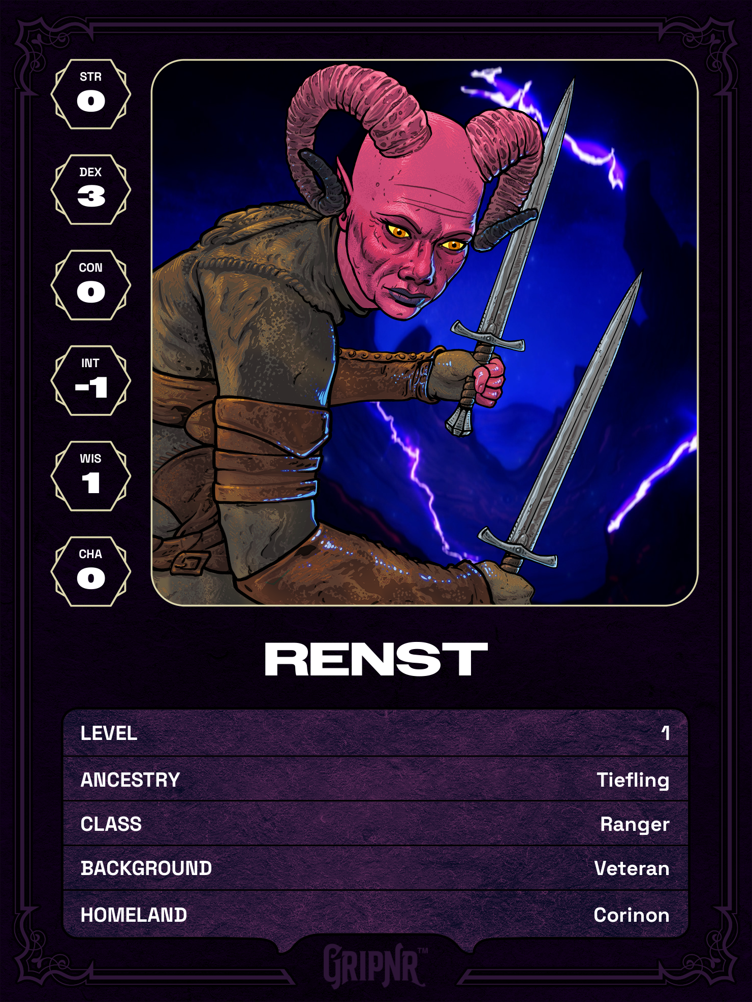 Hero card