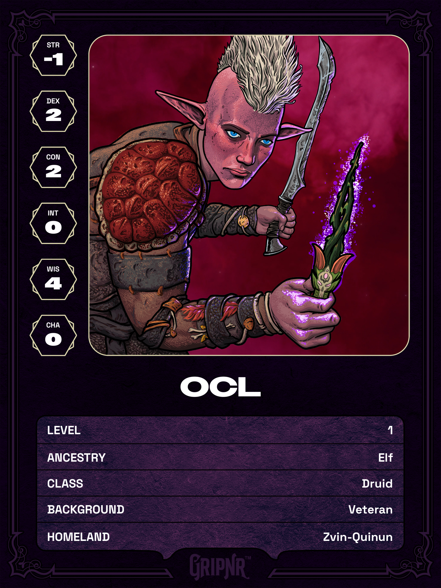Hero card
