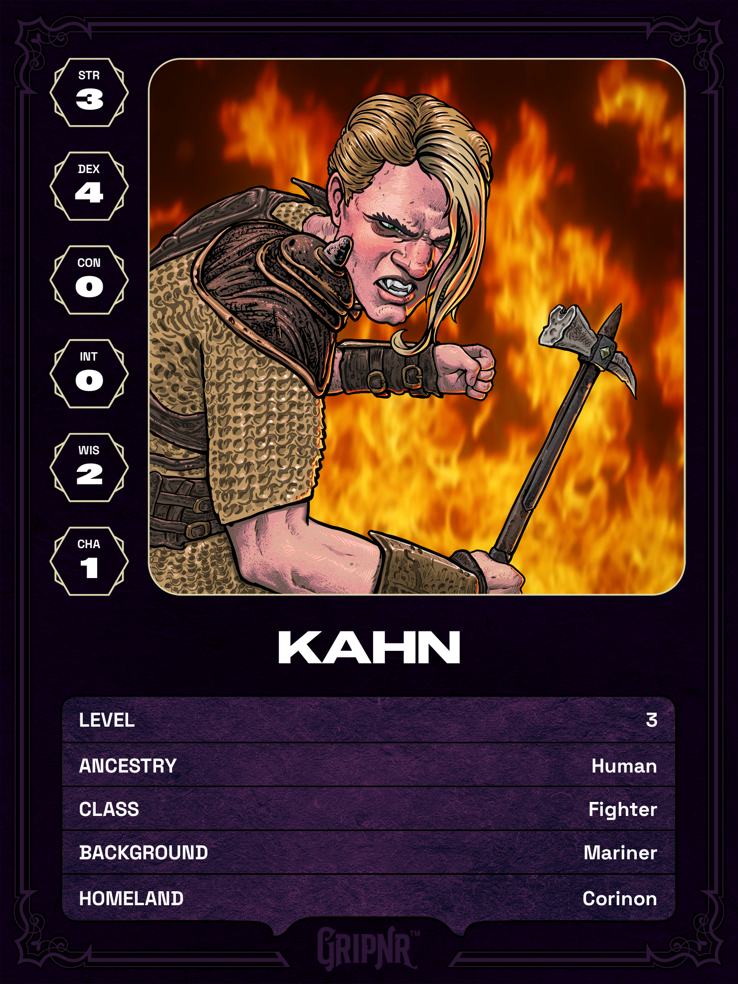 Hero card