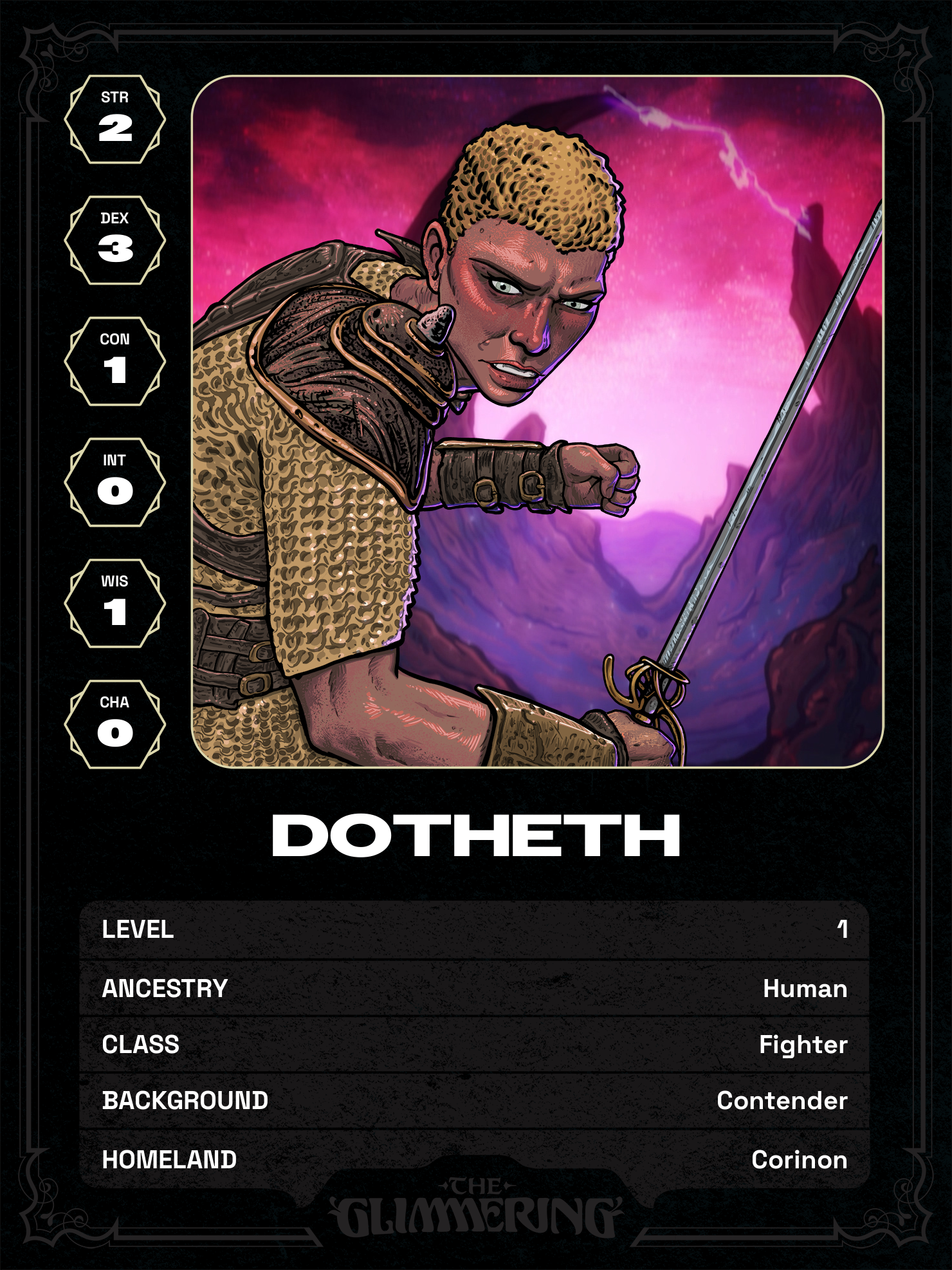 Hero card