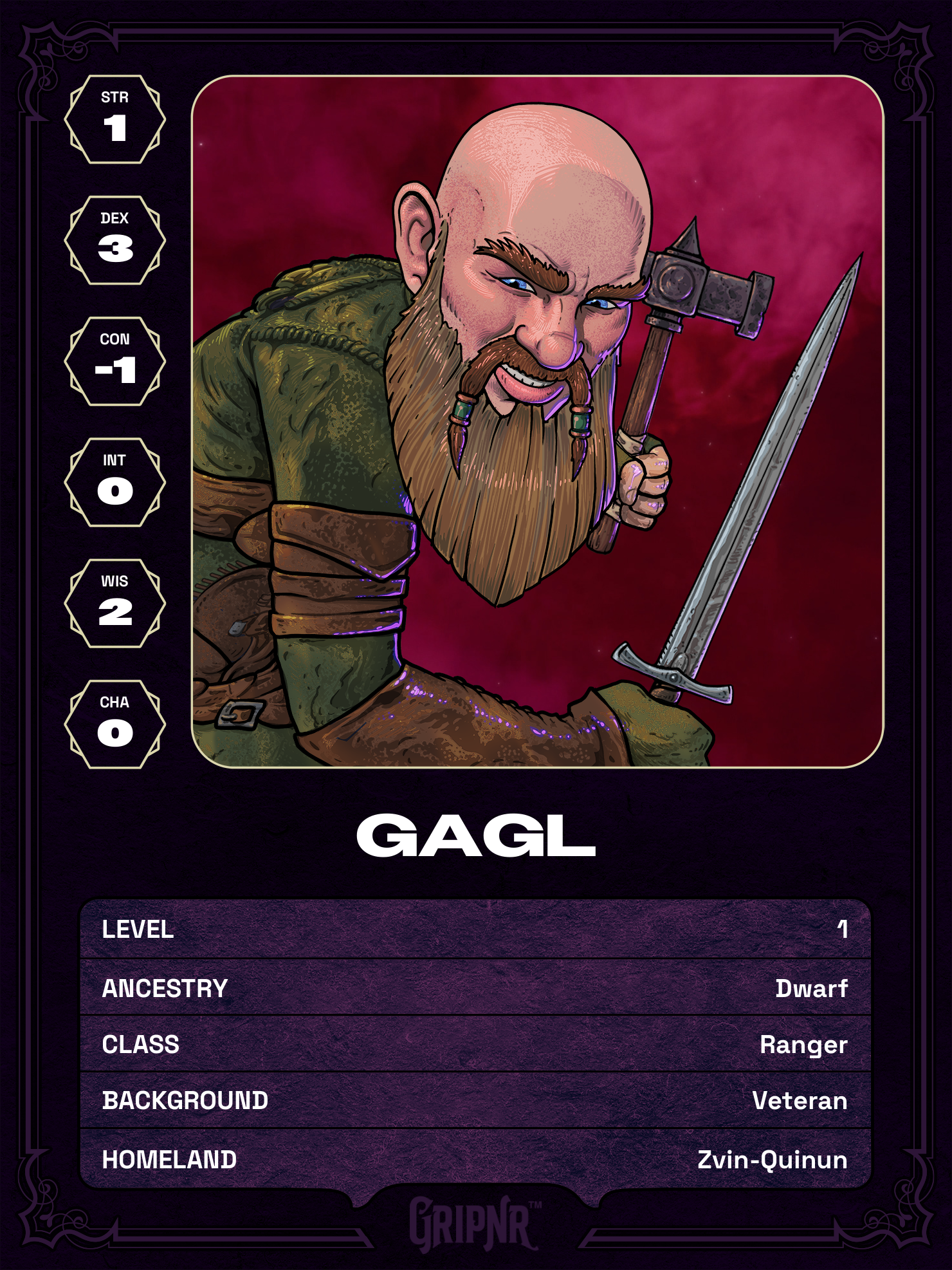 Hero card