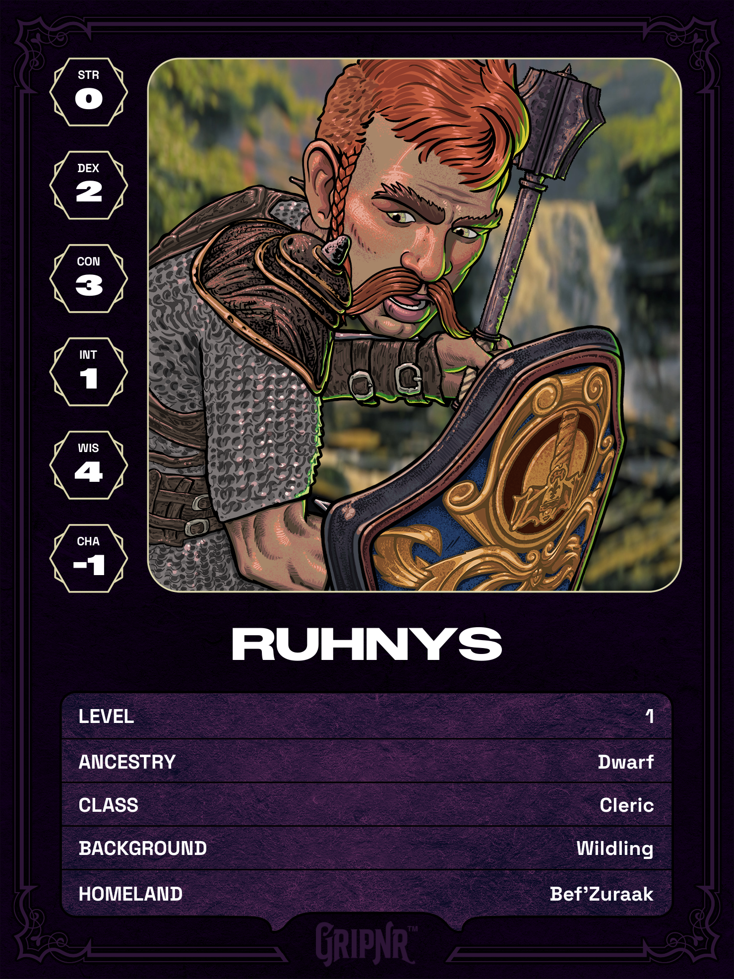 Hero card