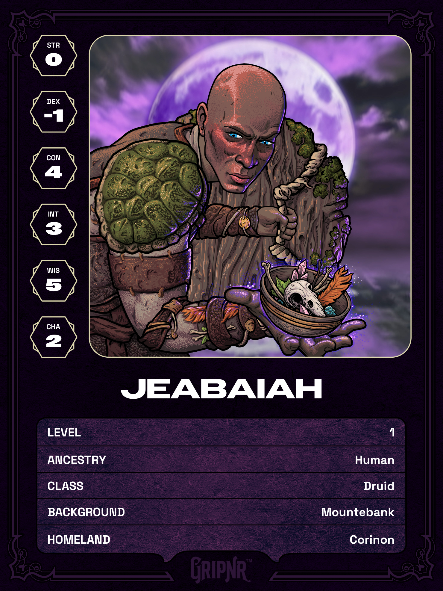 Hero card