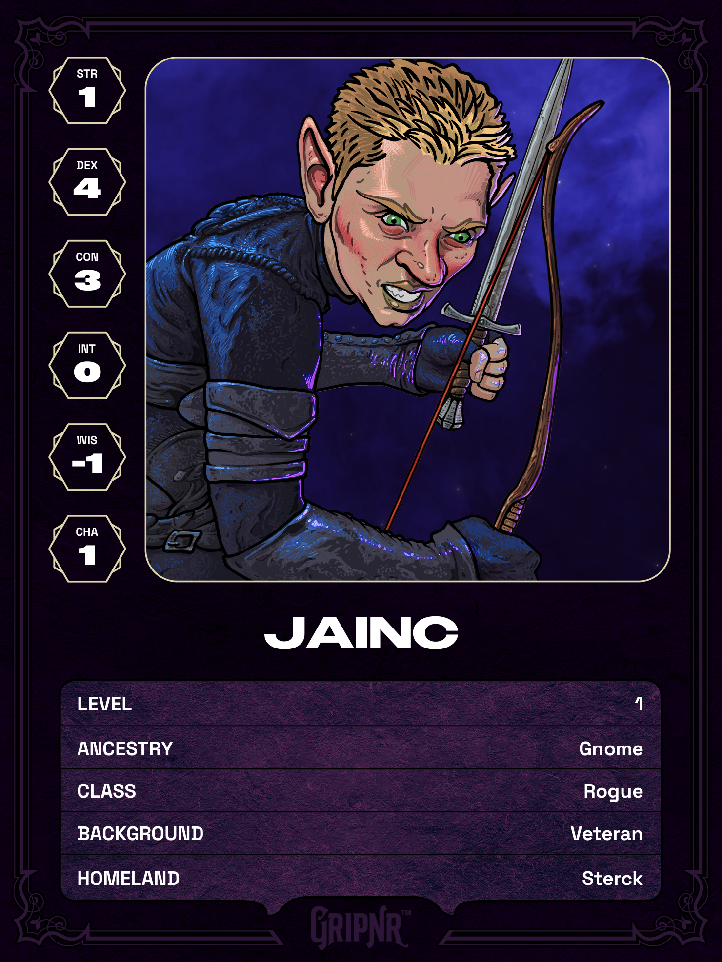 Hero card