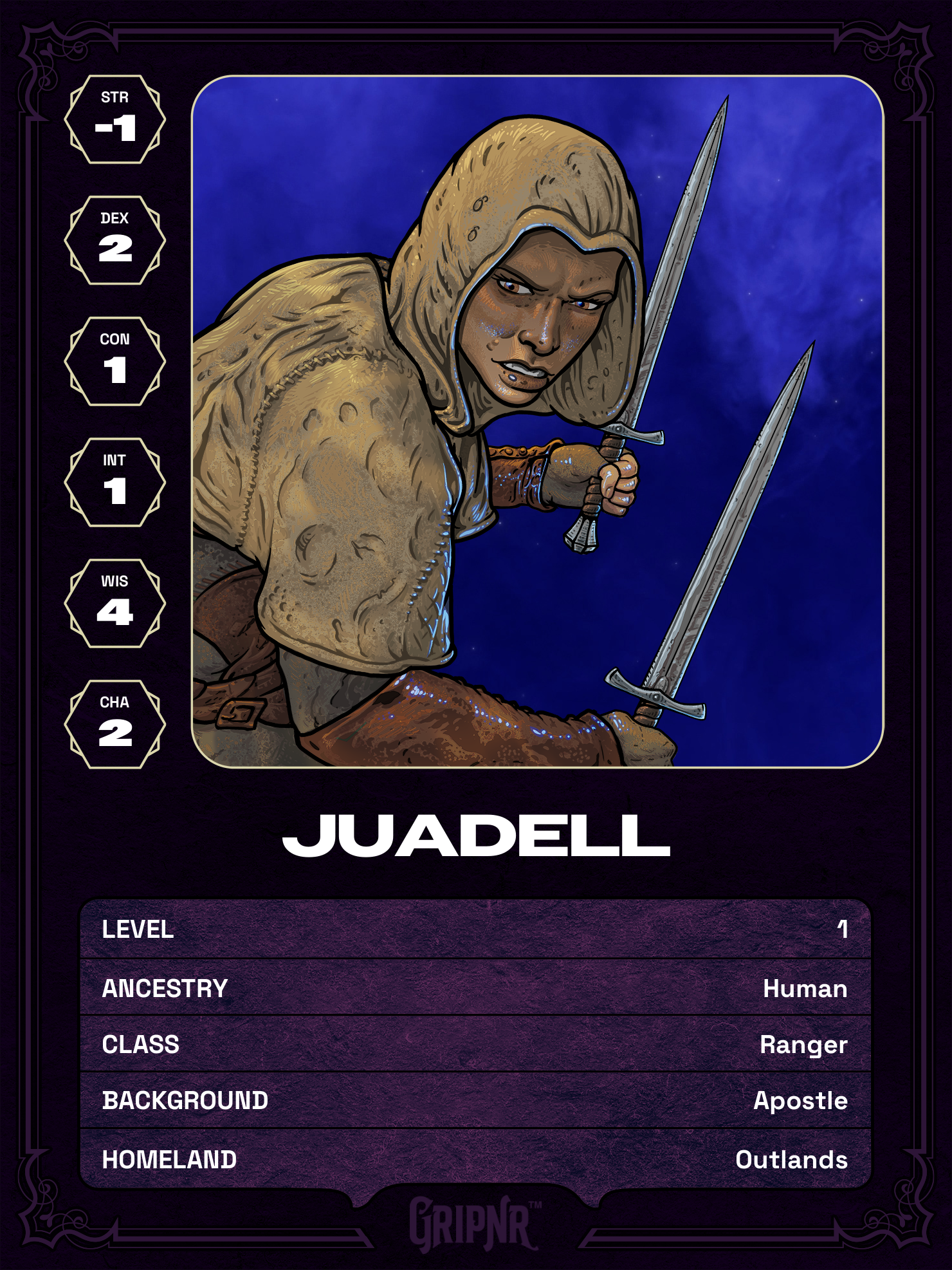 Hero card