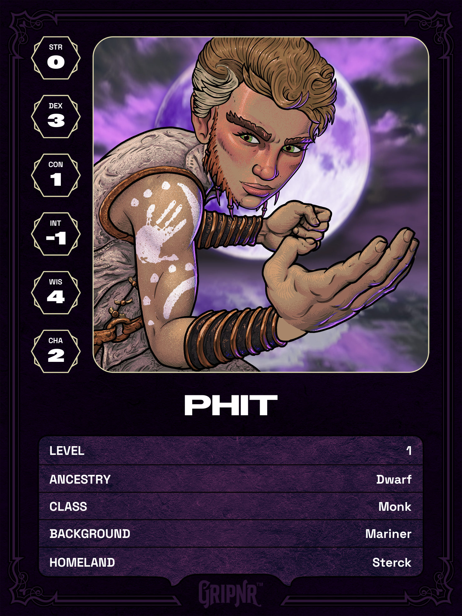 Hero card