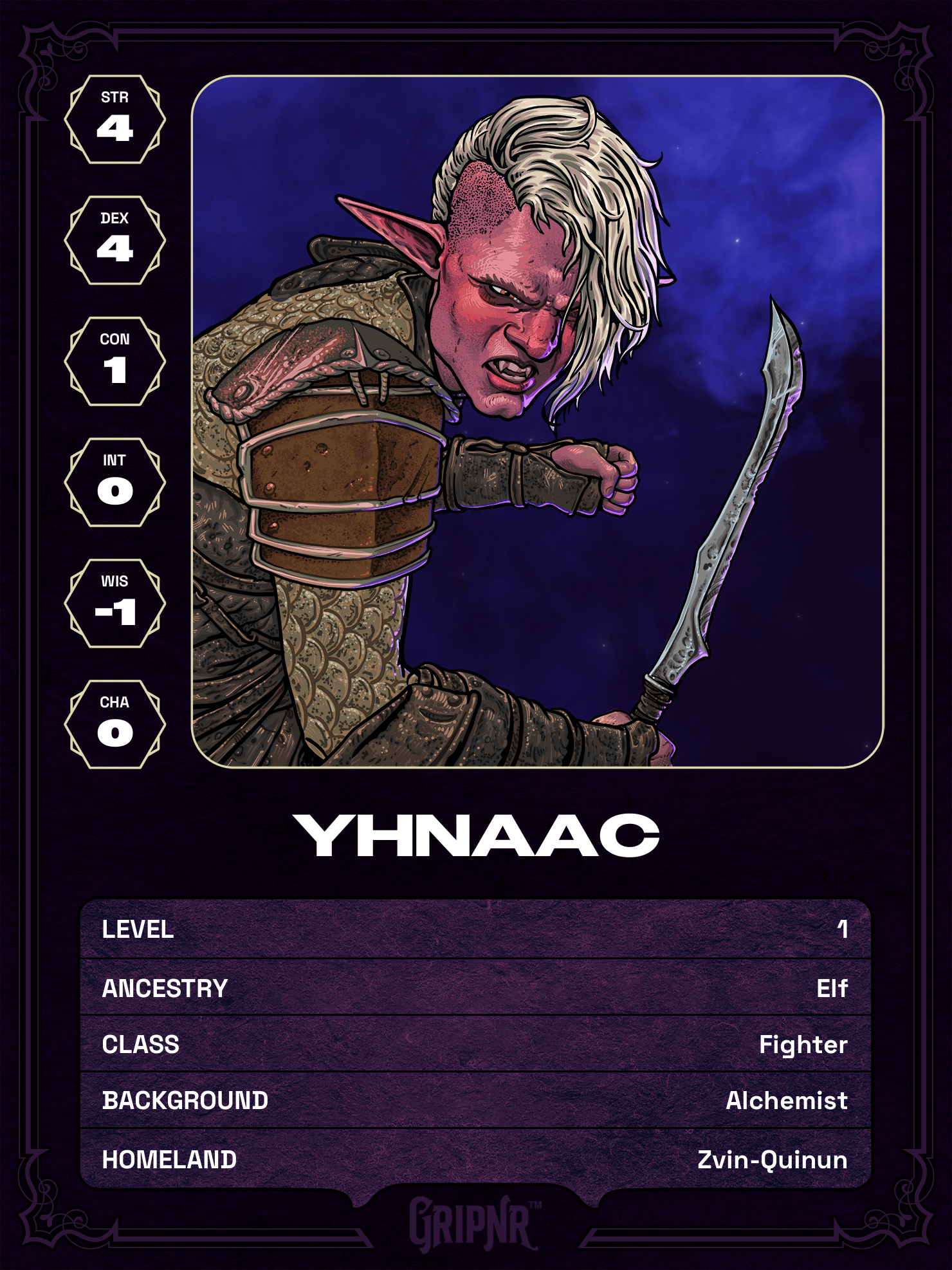 Hero card