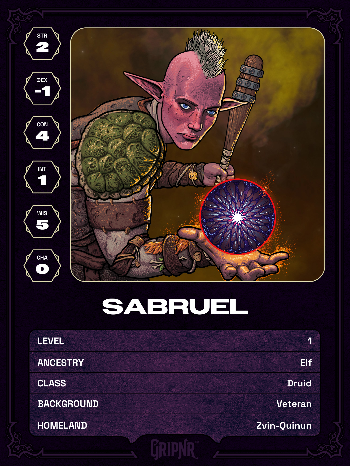 Hero card