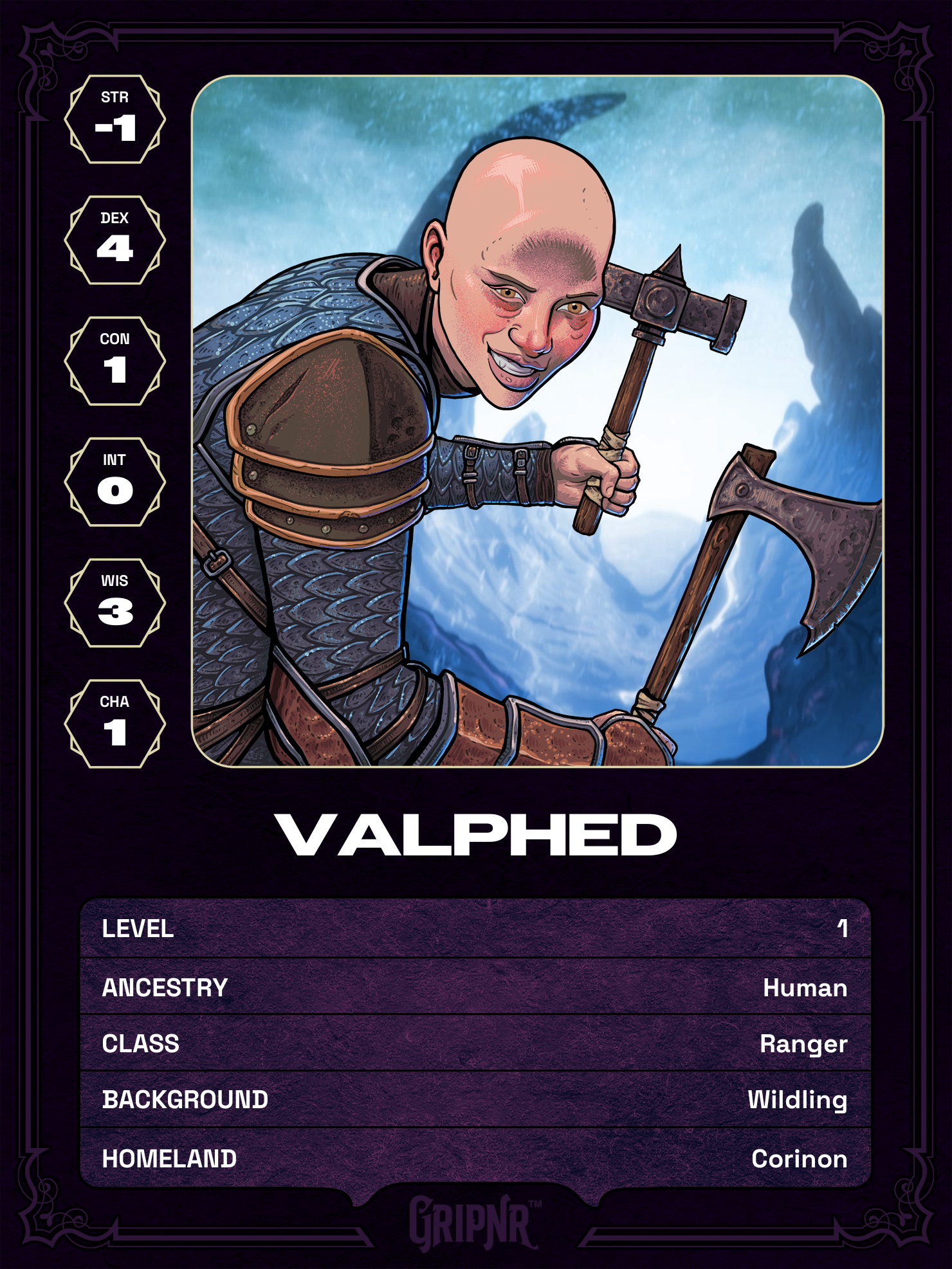 Hero card