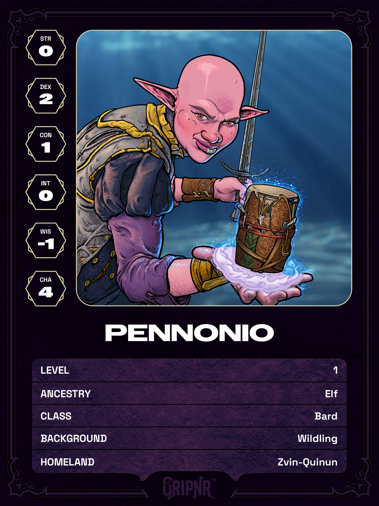 Hero card