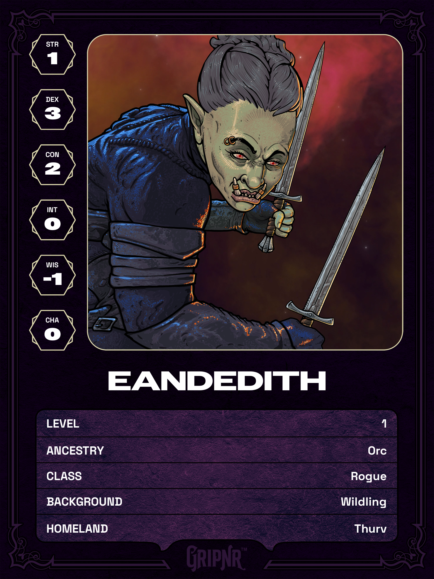 Hero card