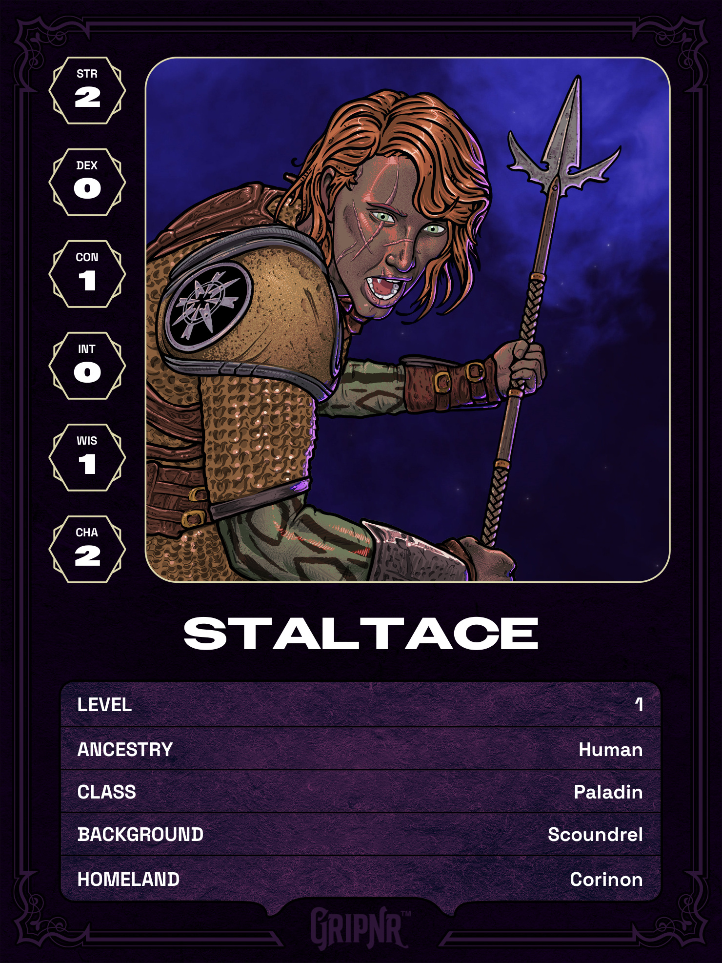 Hero card