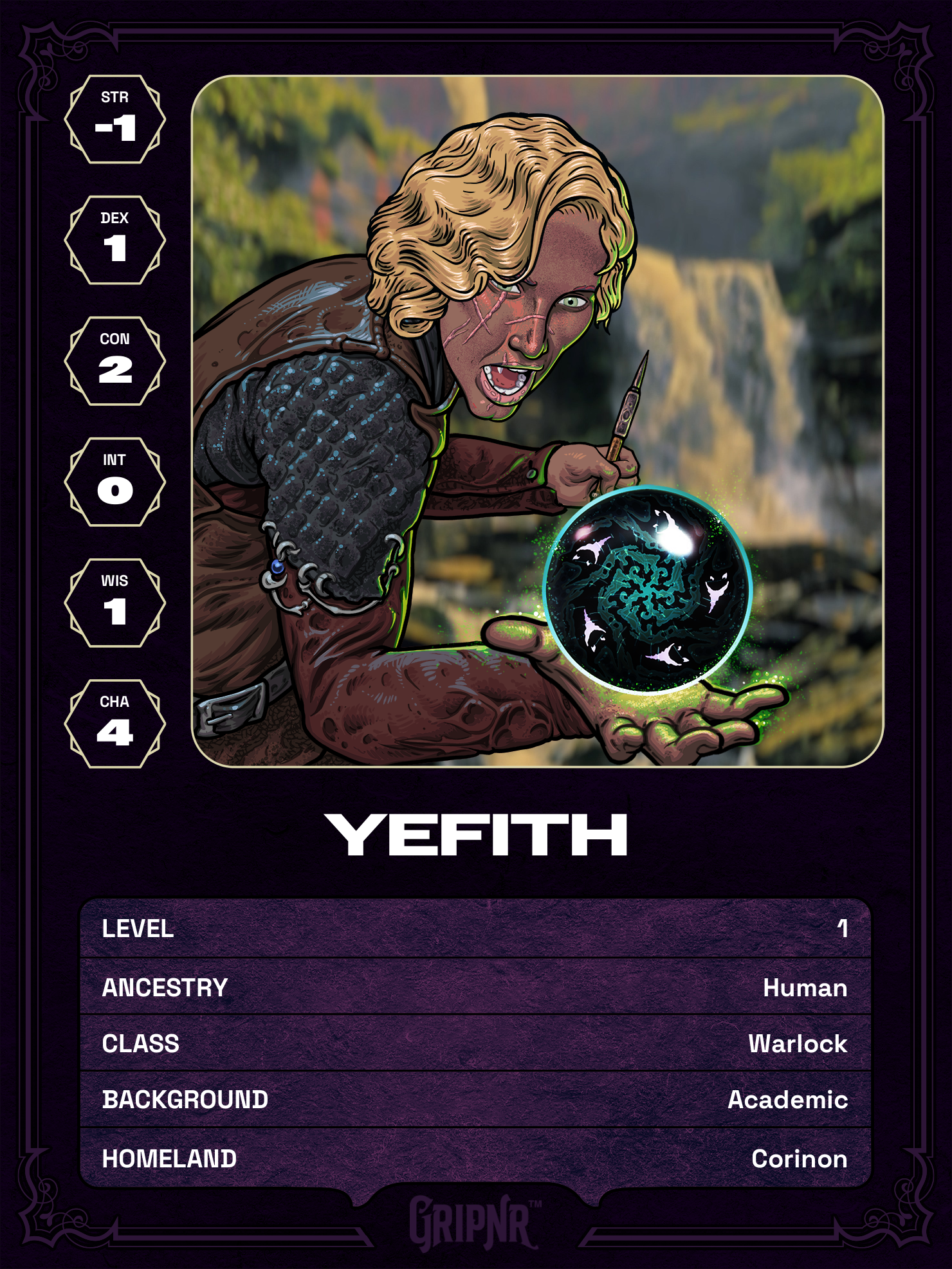 Hero card