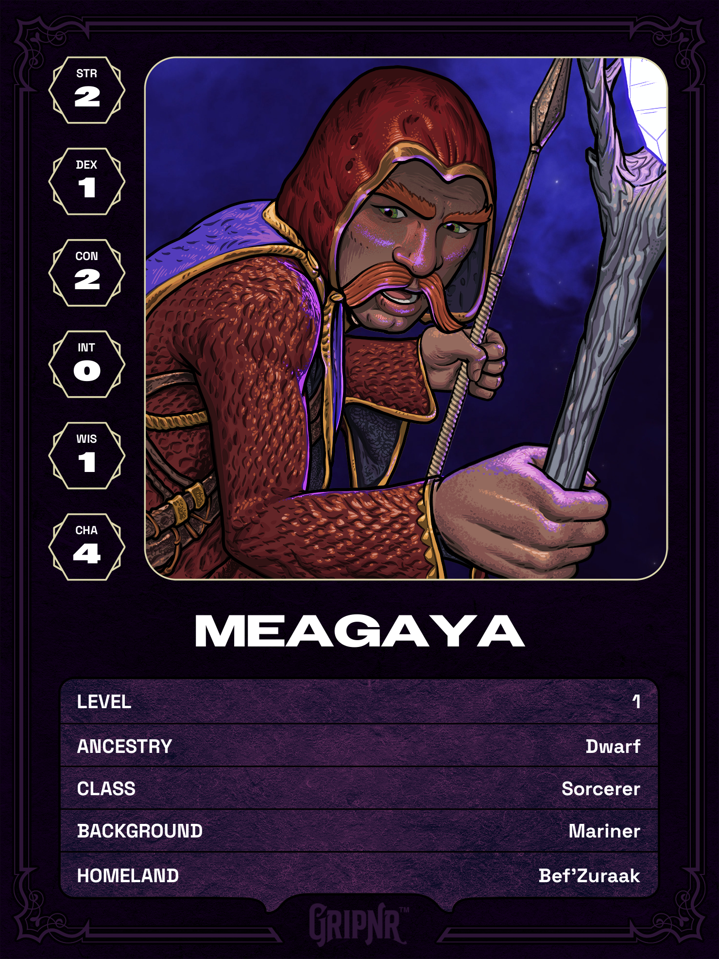 Hero card