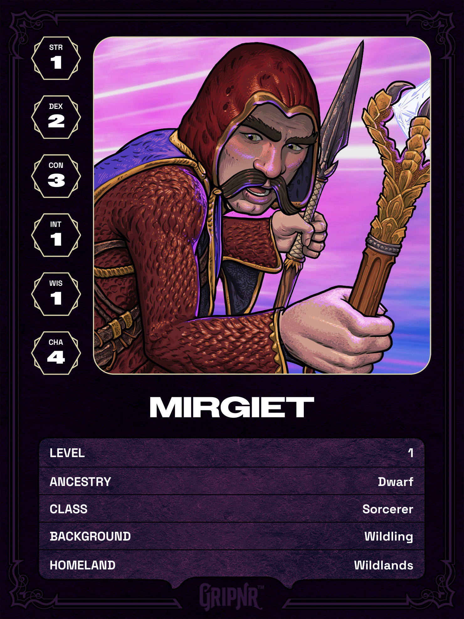 Hero card