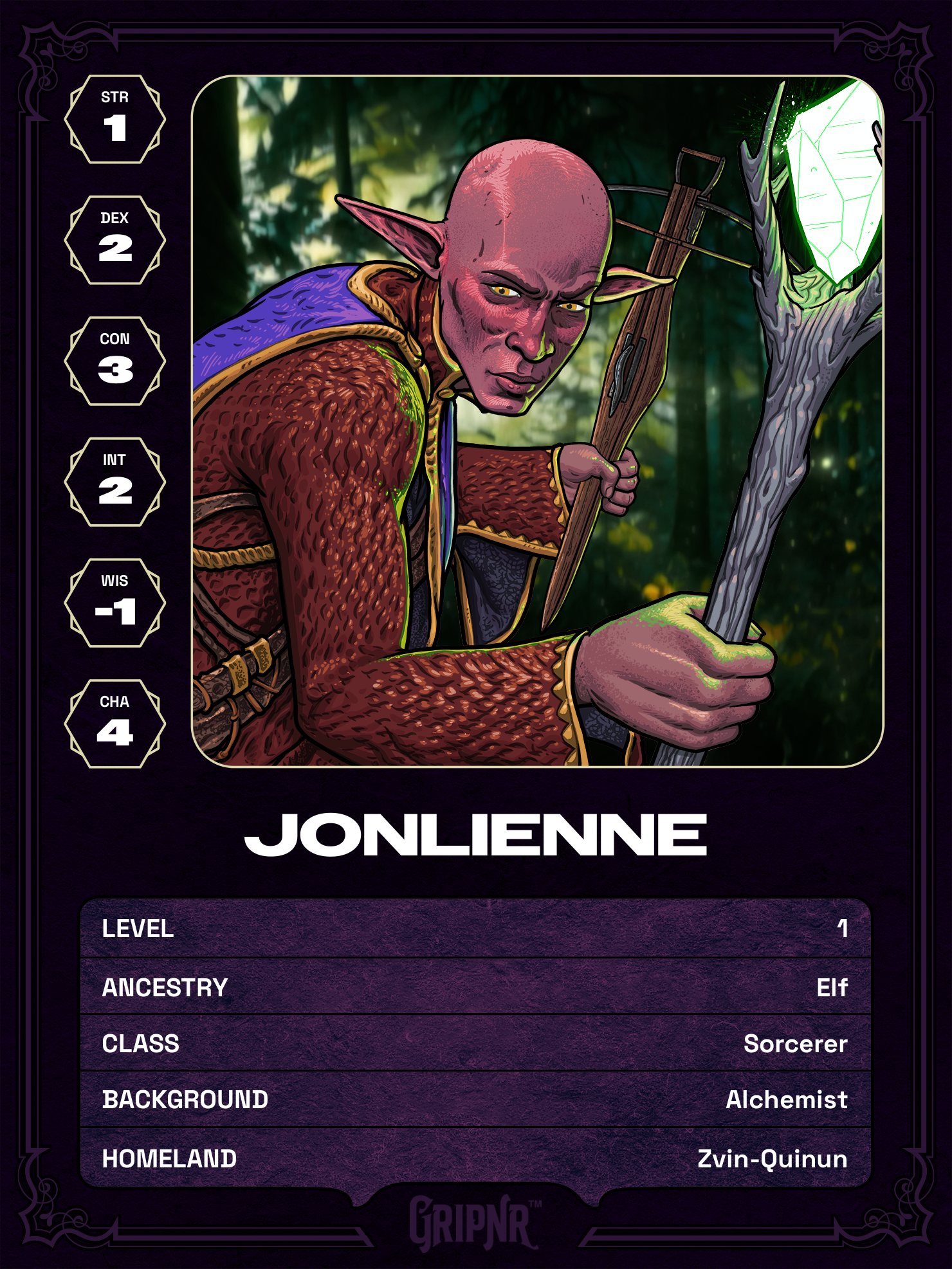 Hero card