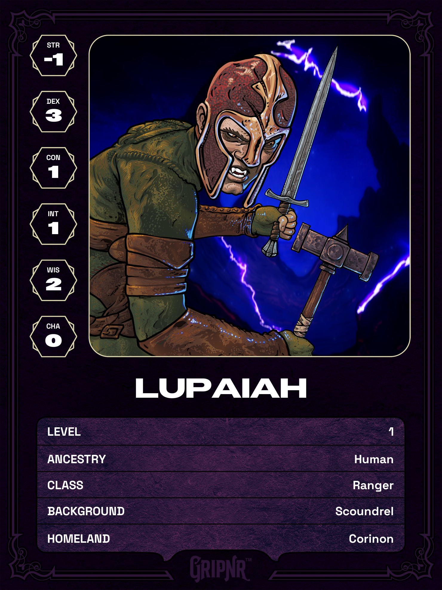 Hero card