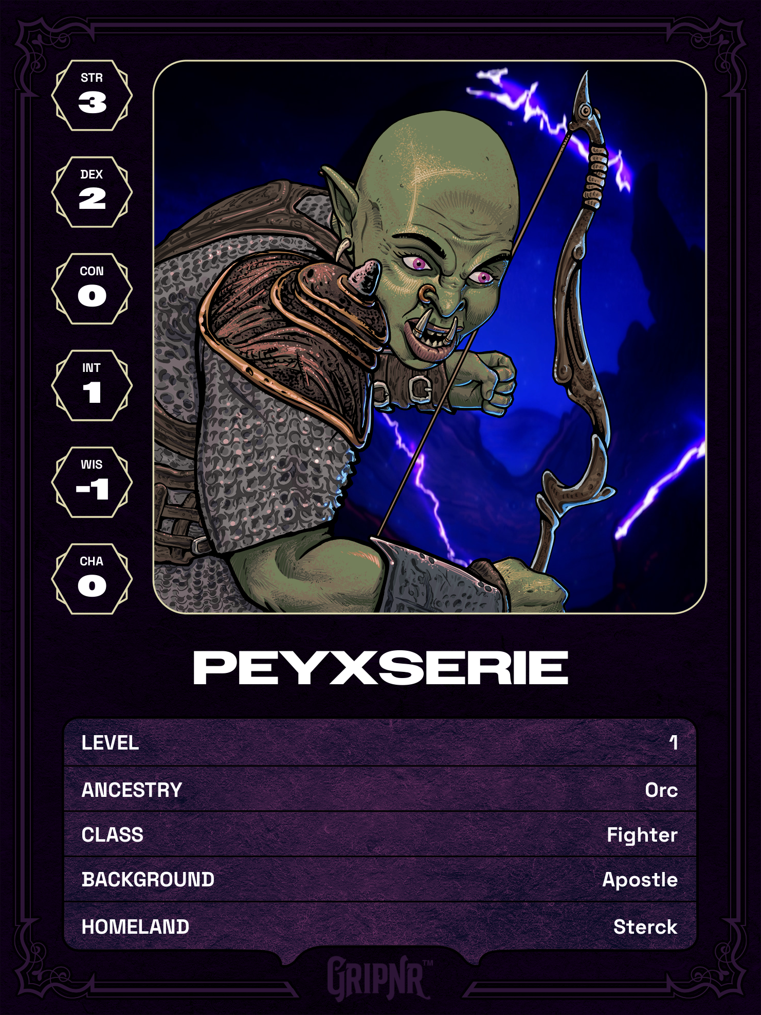 Hero card