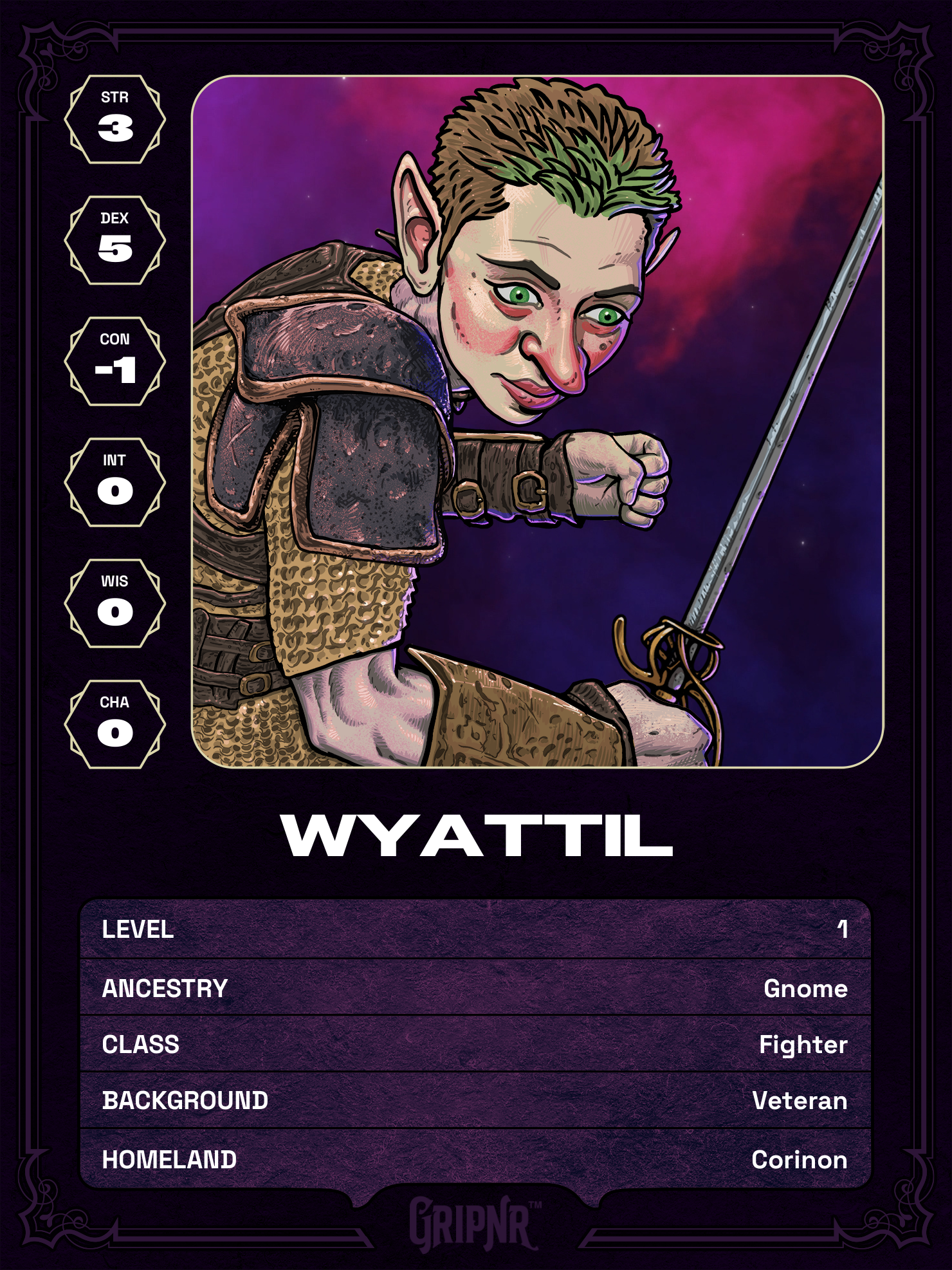 Hero card