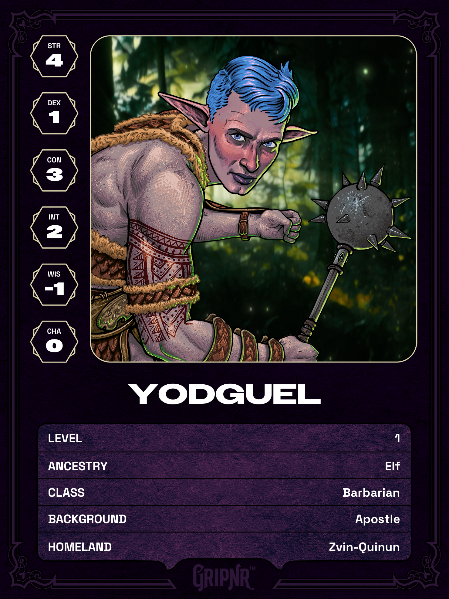 Hero card