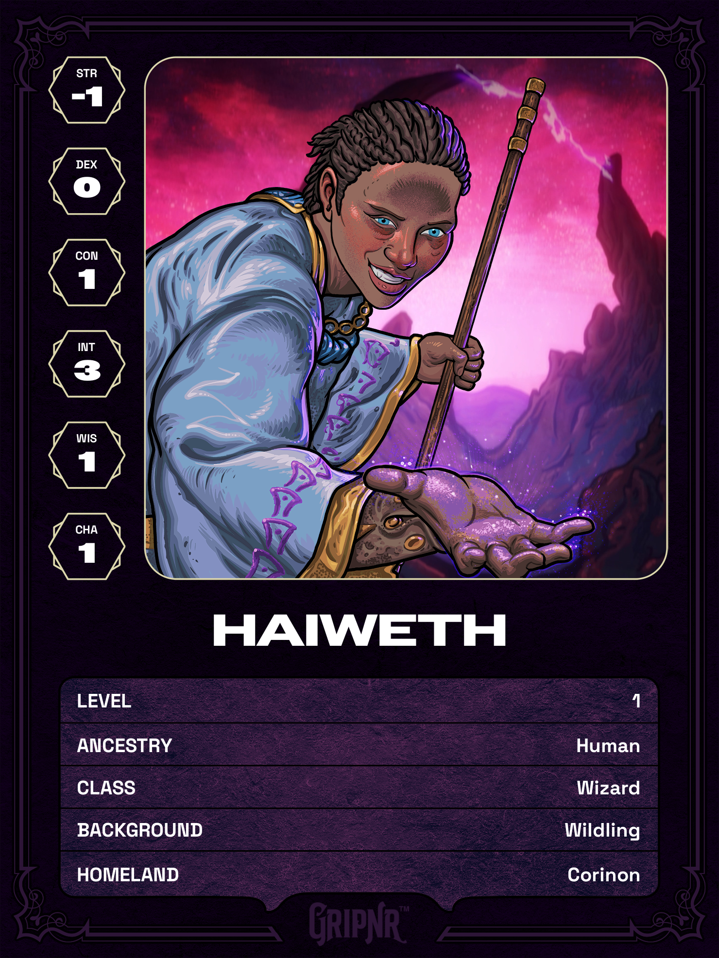 Hero card