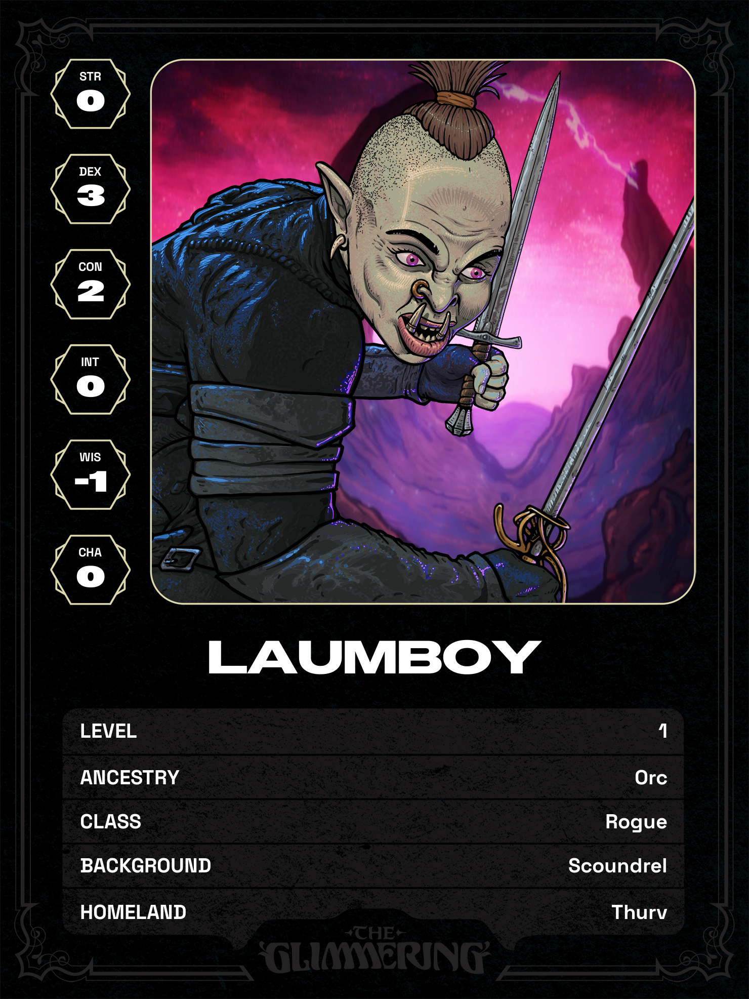 Hero card