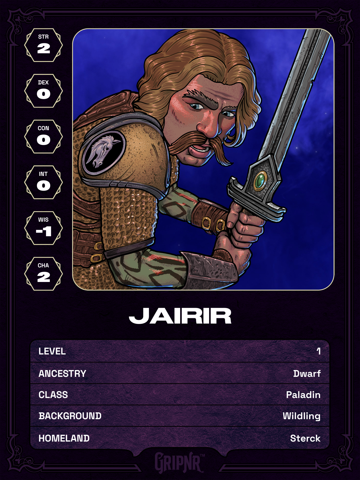 Hero card