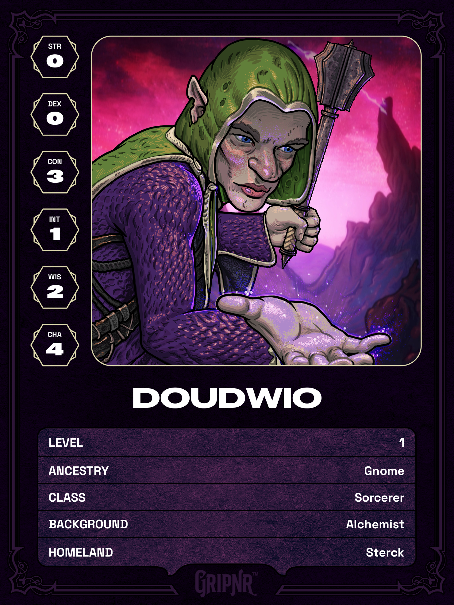 Hero card