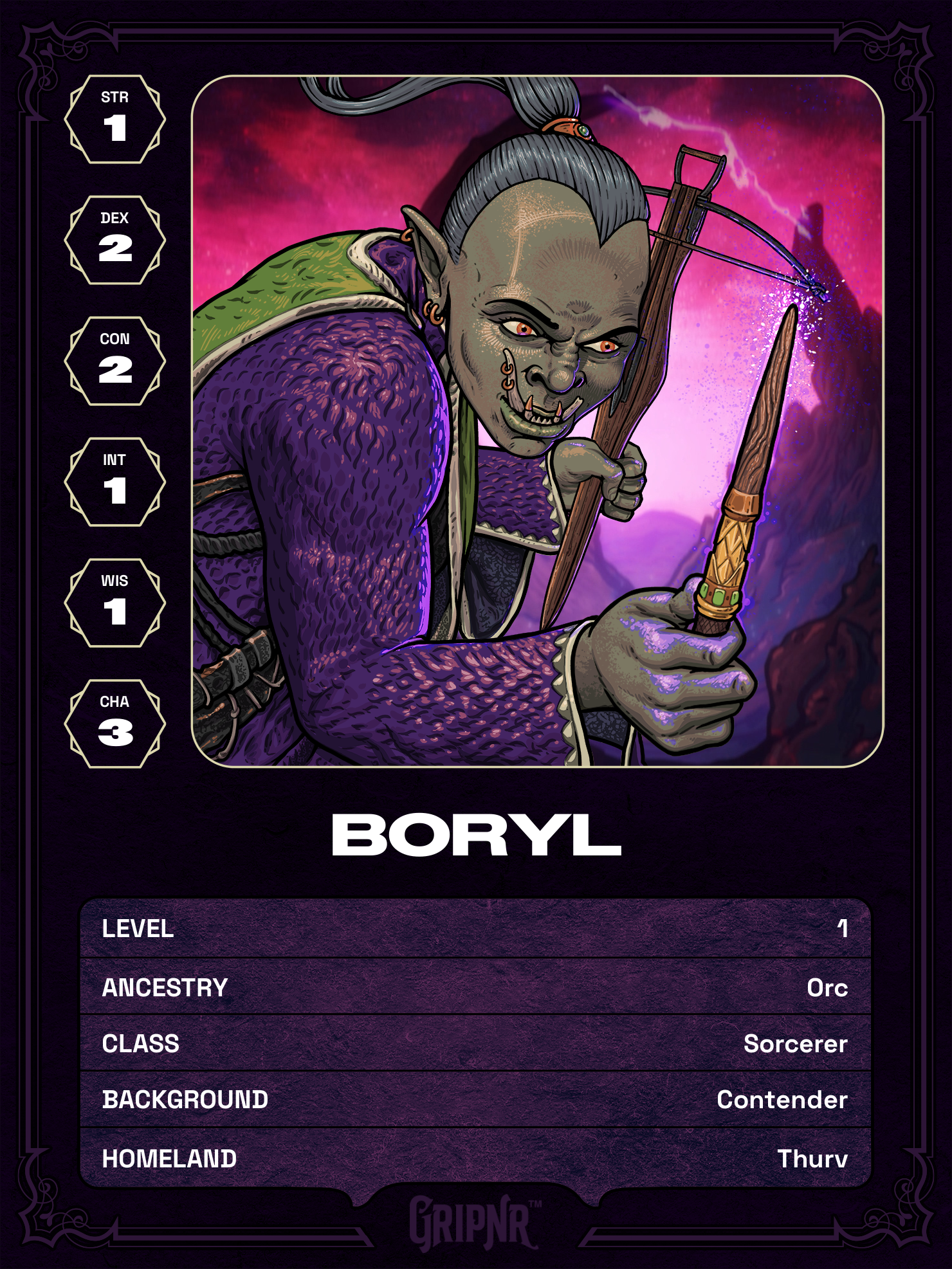 Hero card