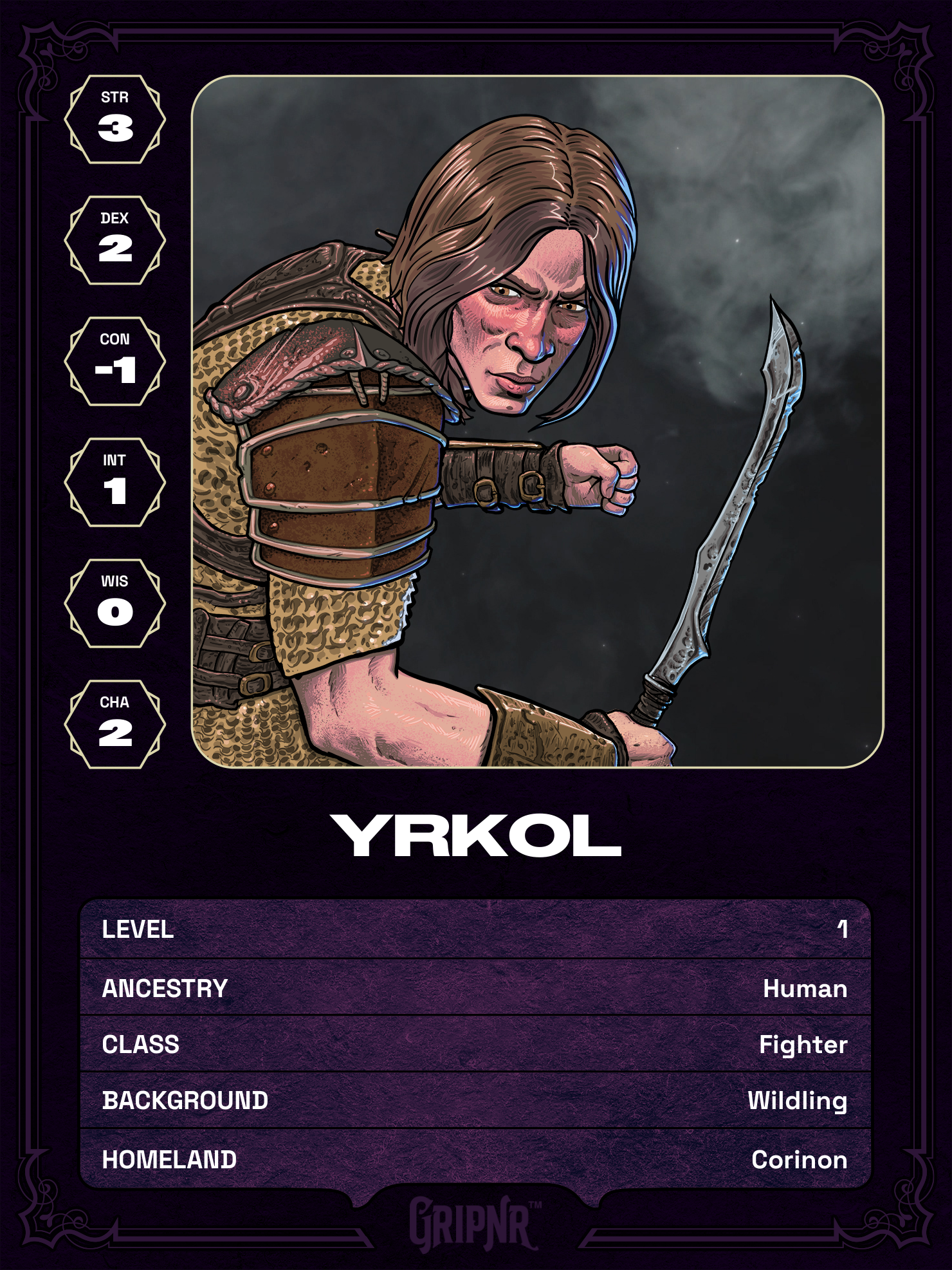 Hero card