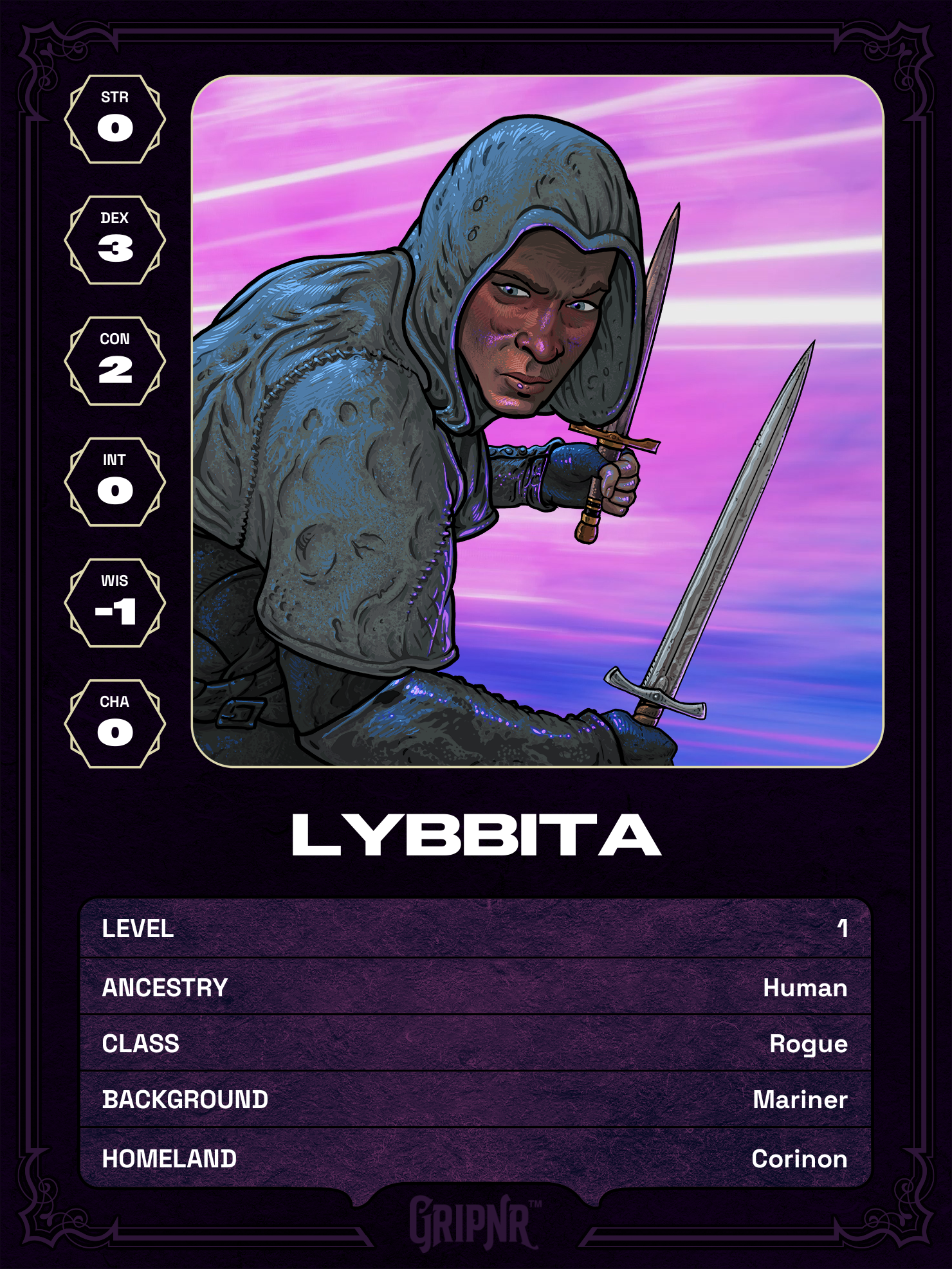 Hero card
