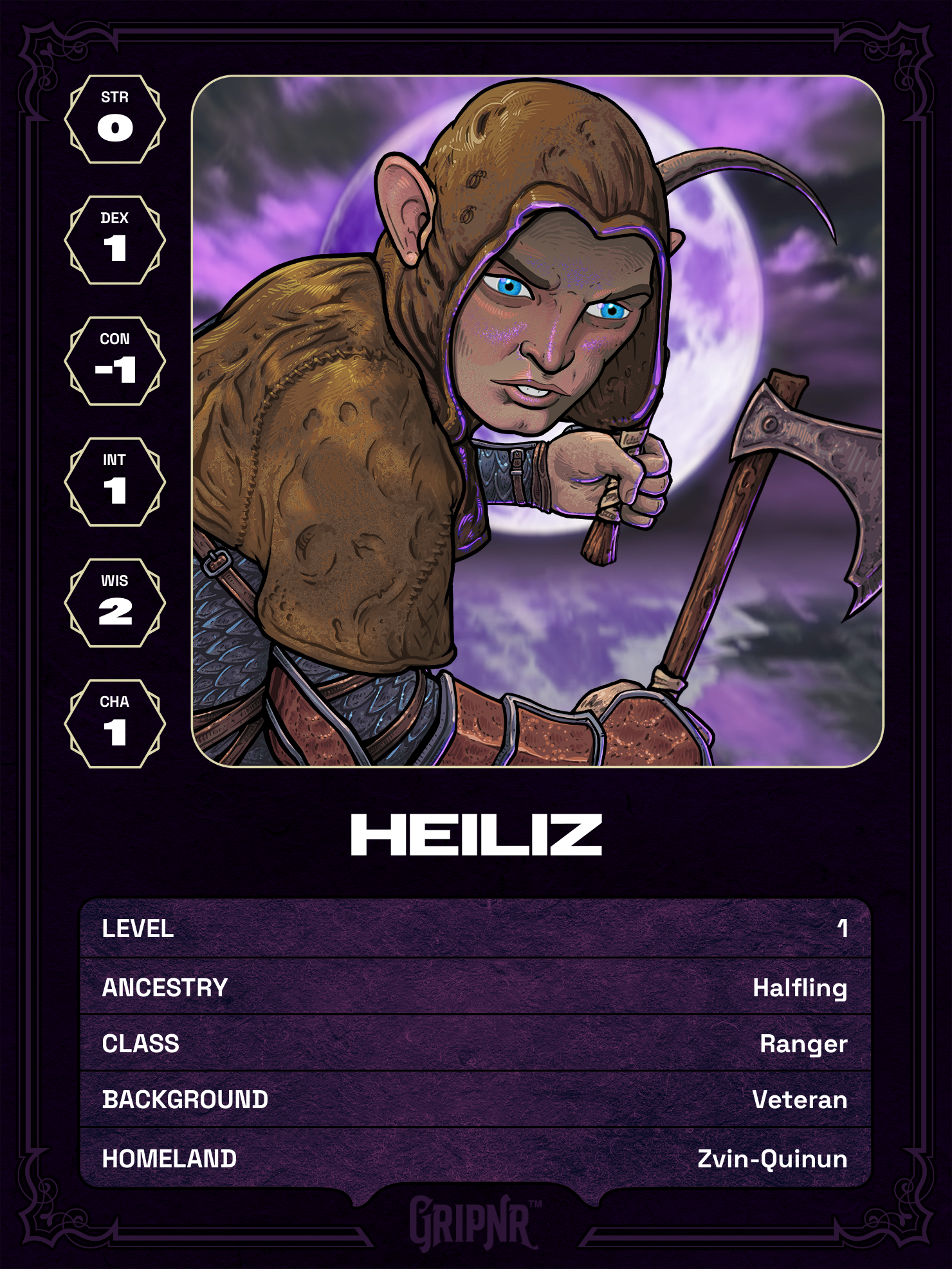 Hero card