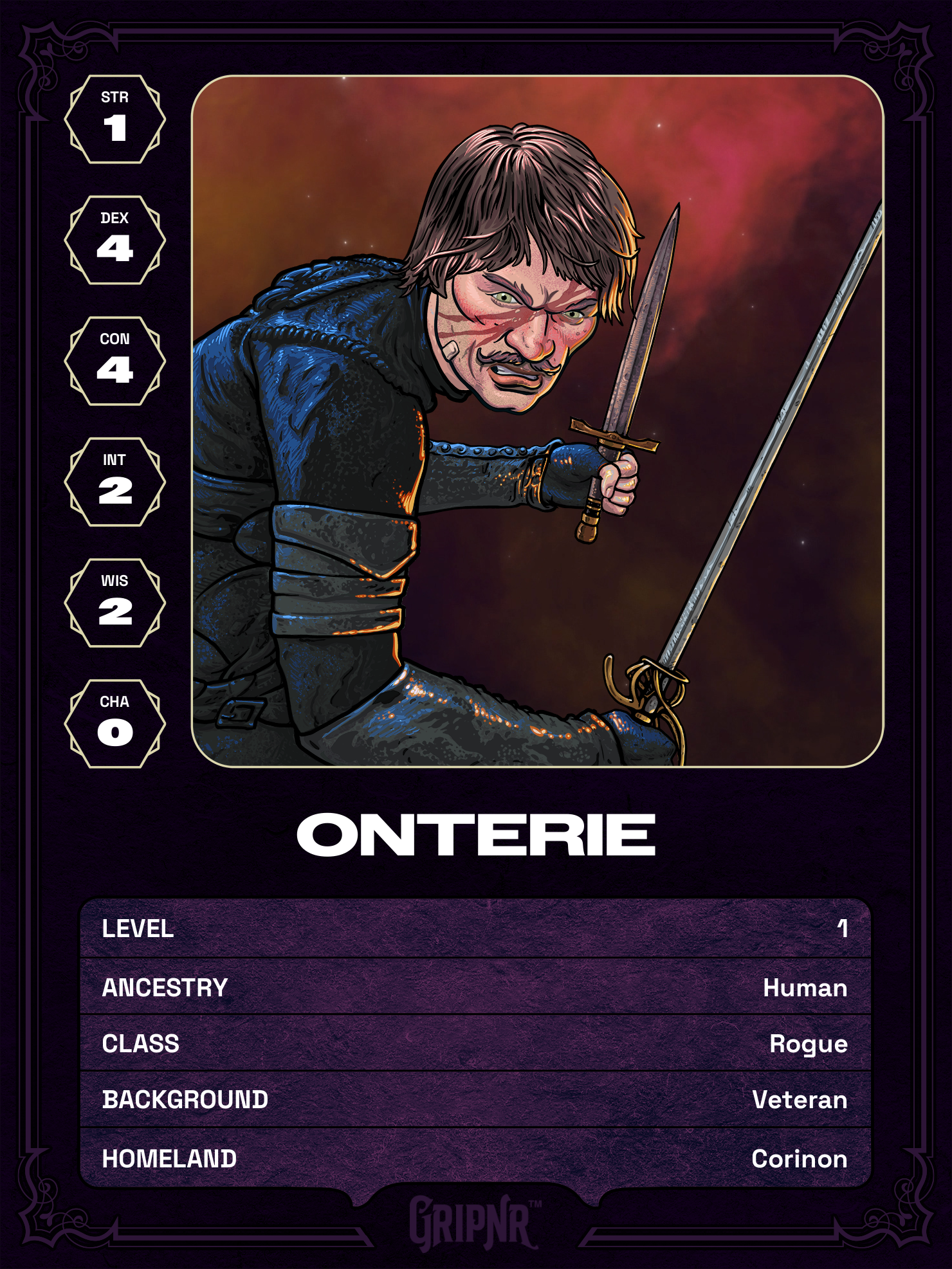 Hero card