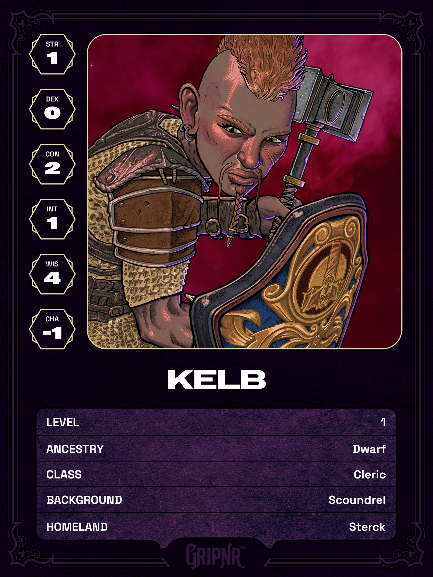 Hero card