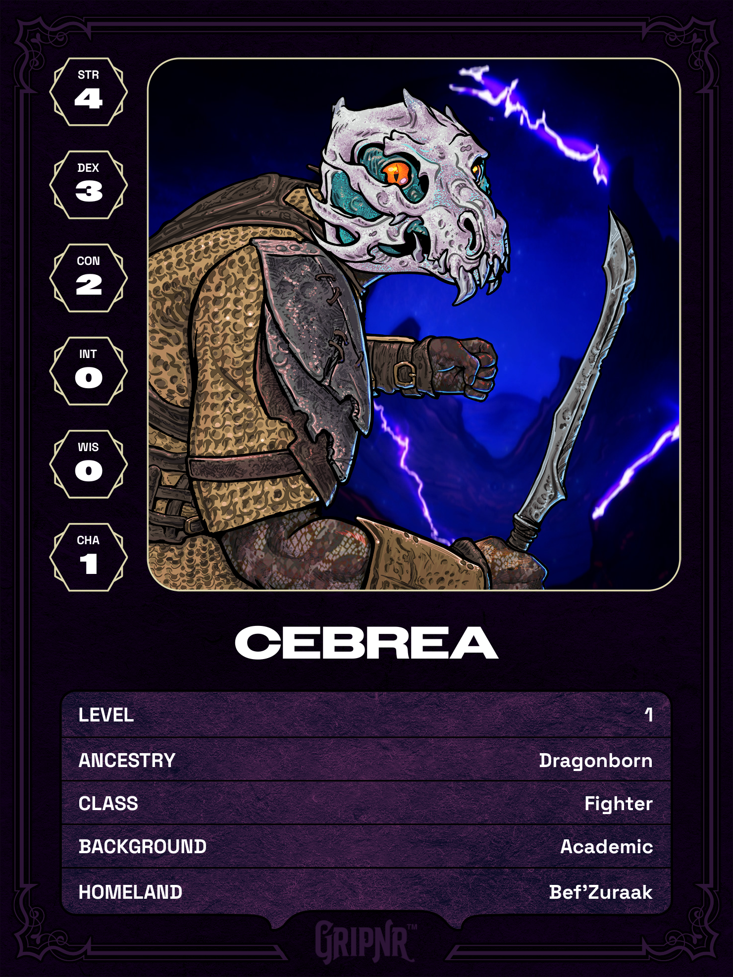 Hero card