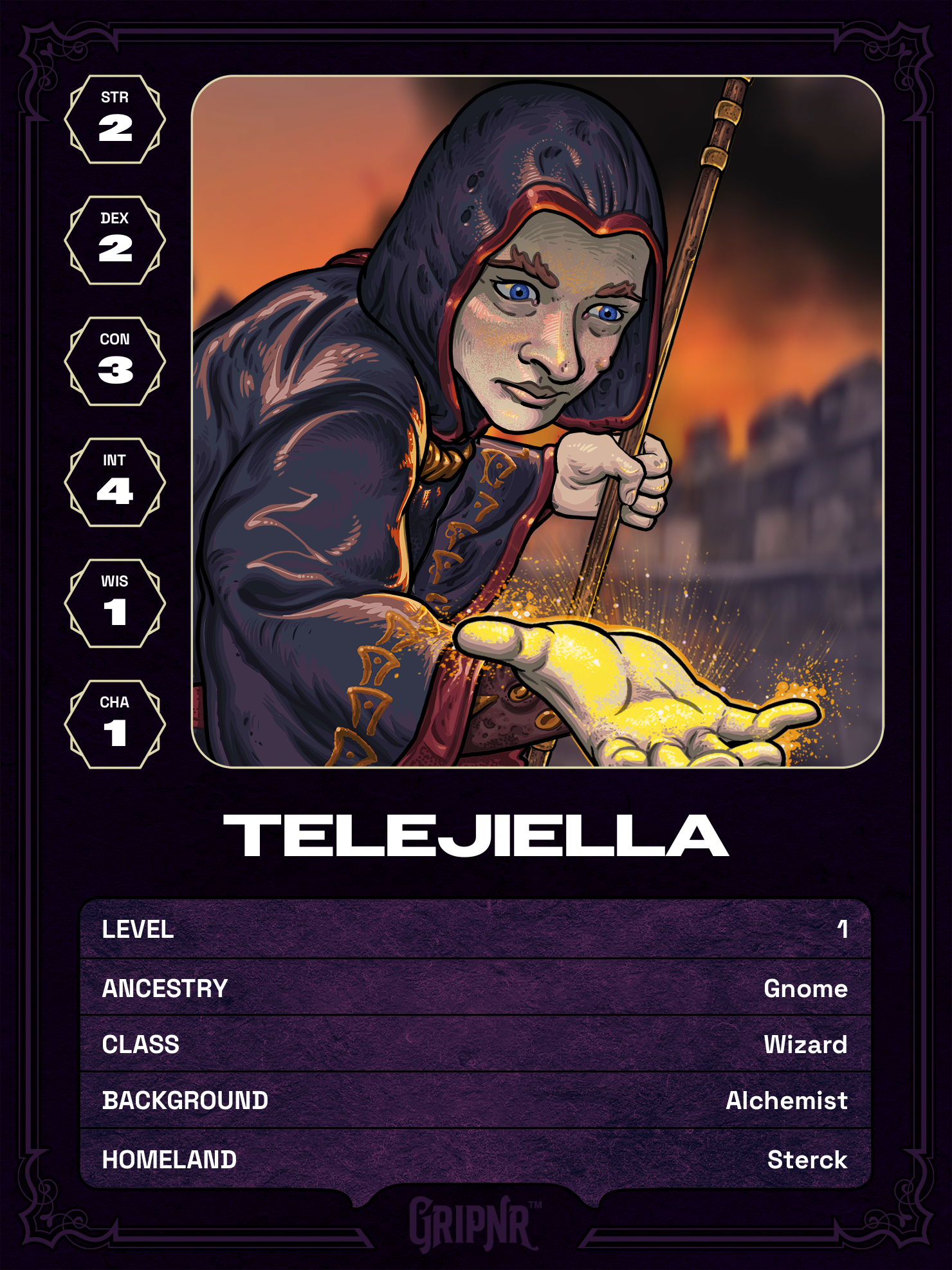 Hero card