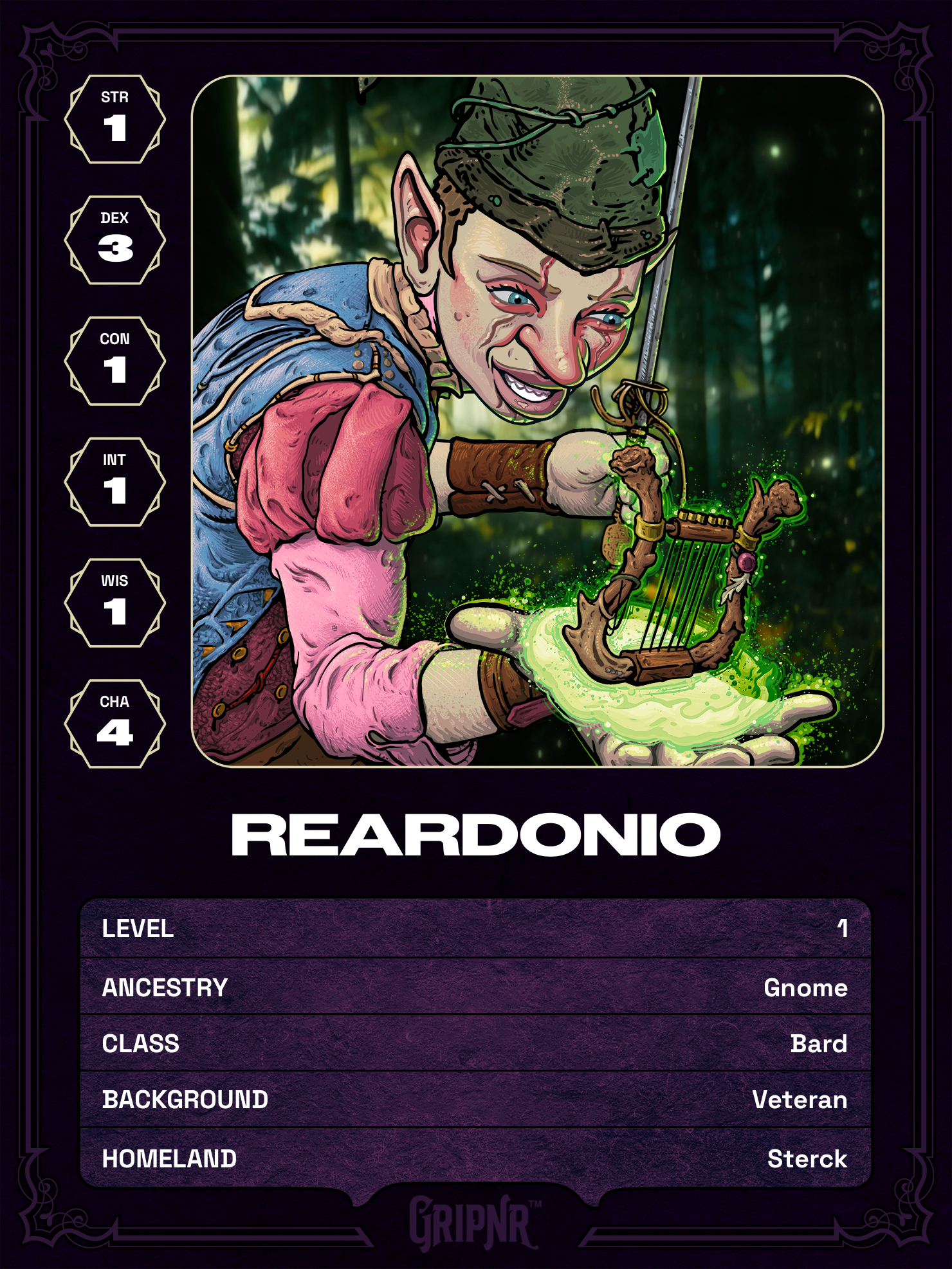 Hero card