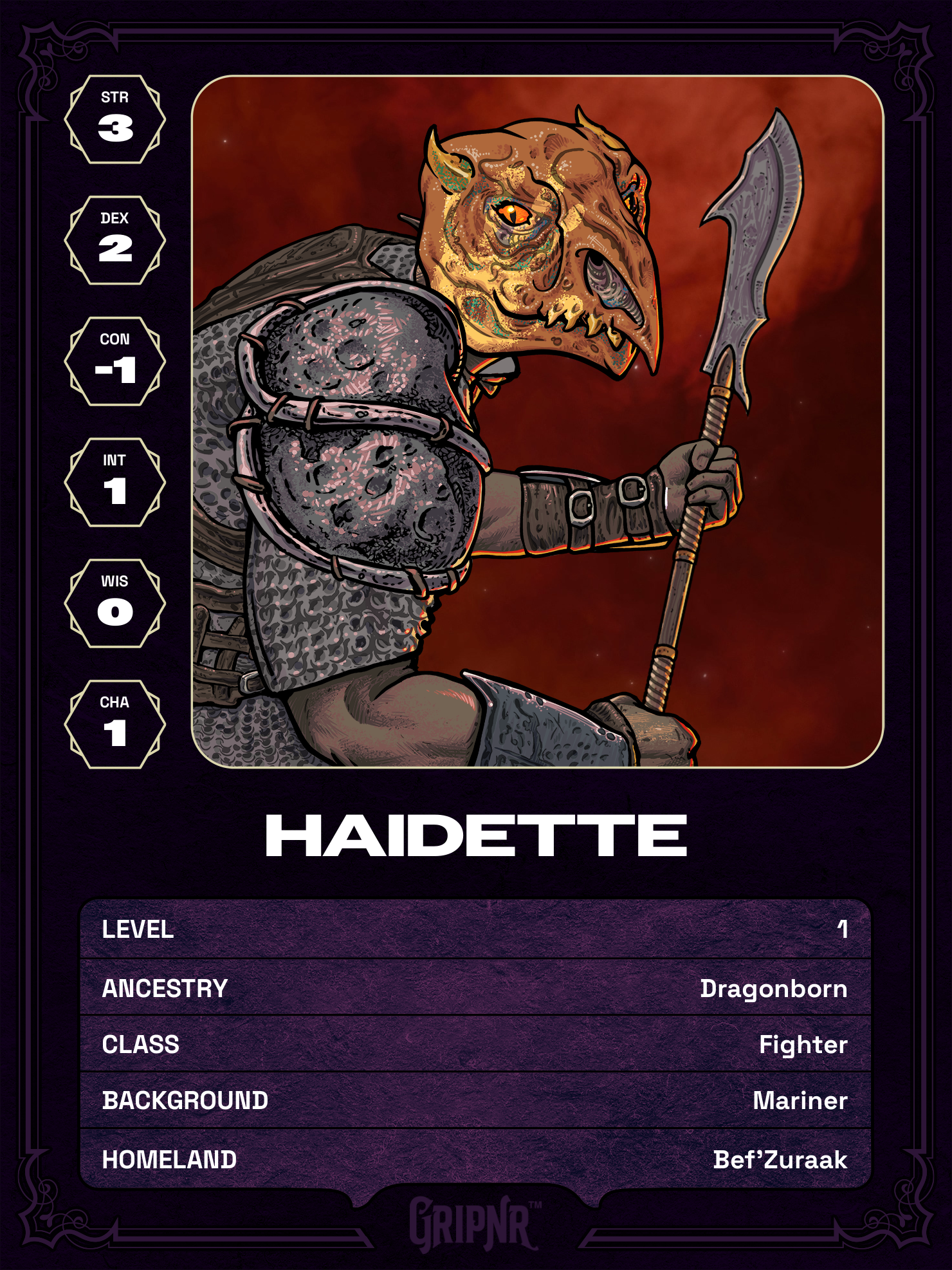 Hero card