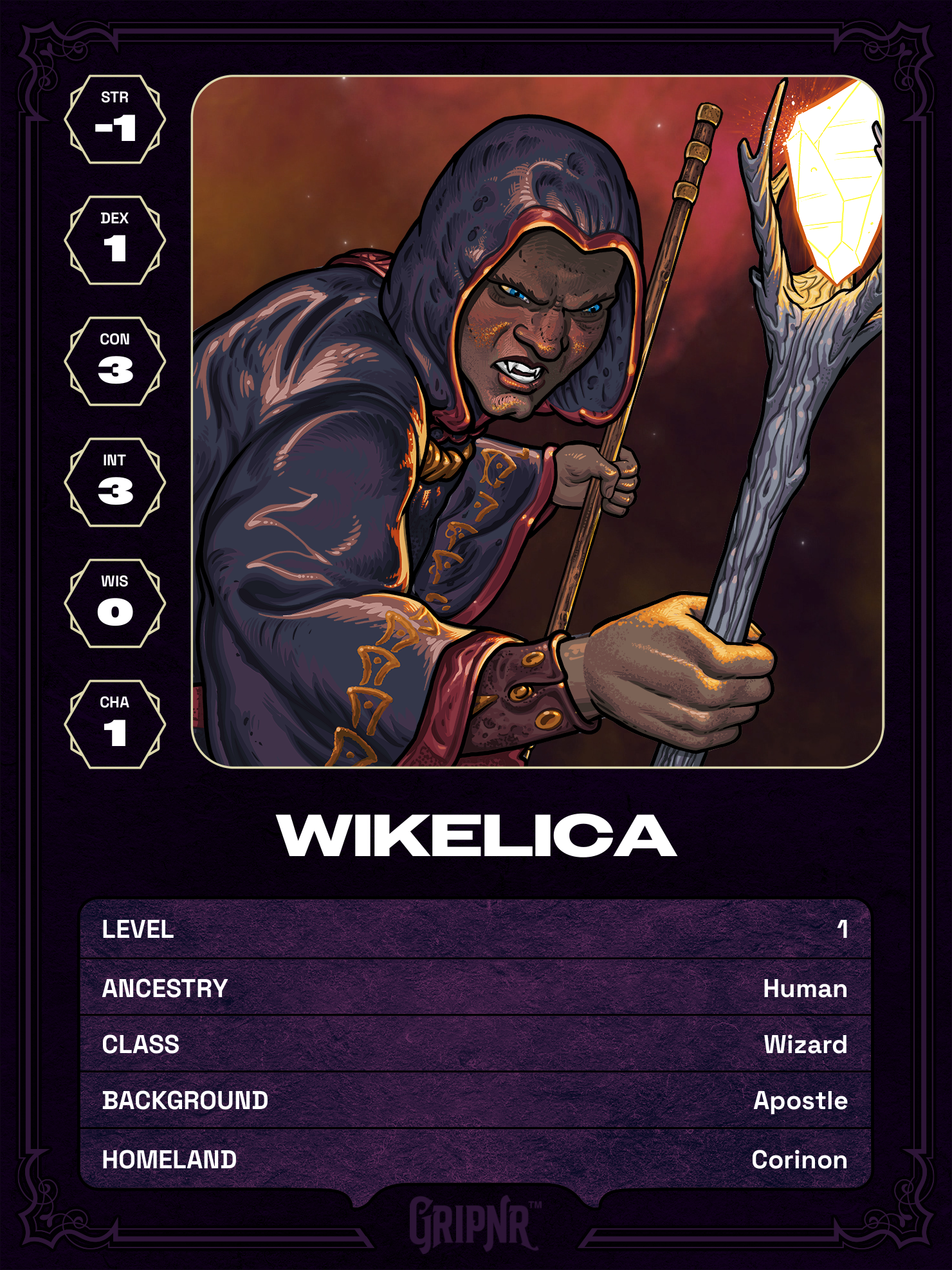 Hero card