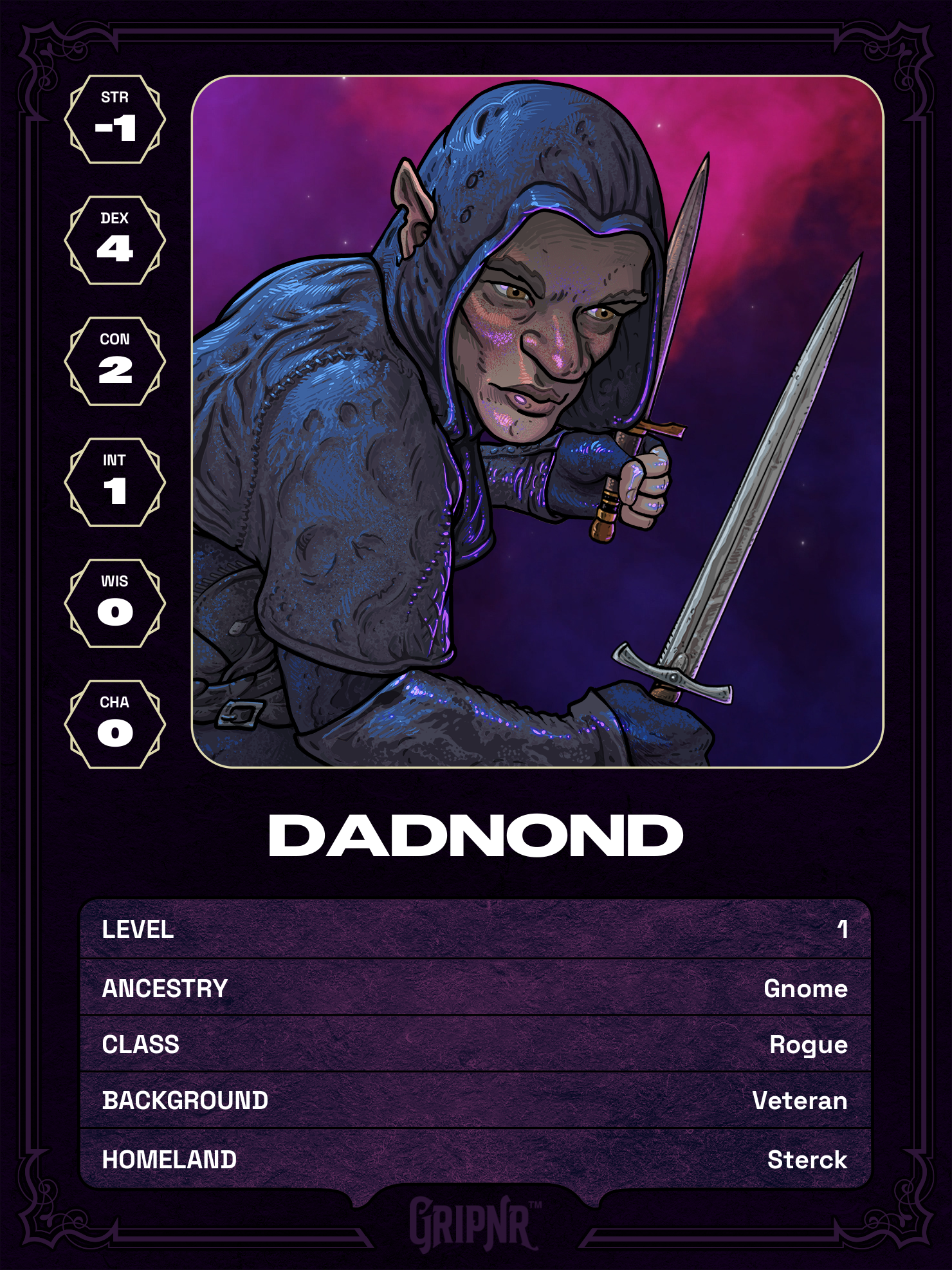 Hero card