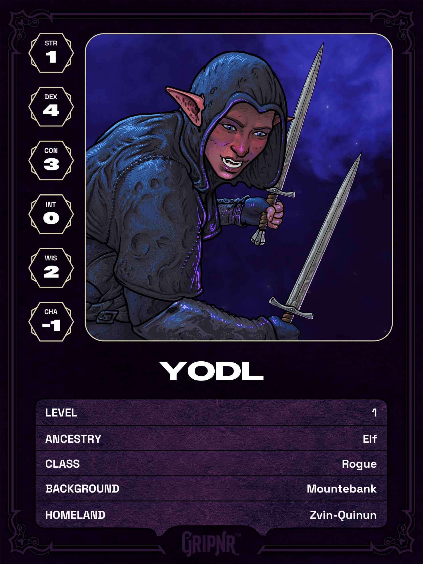 Hero card