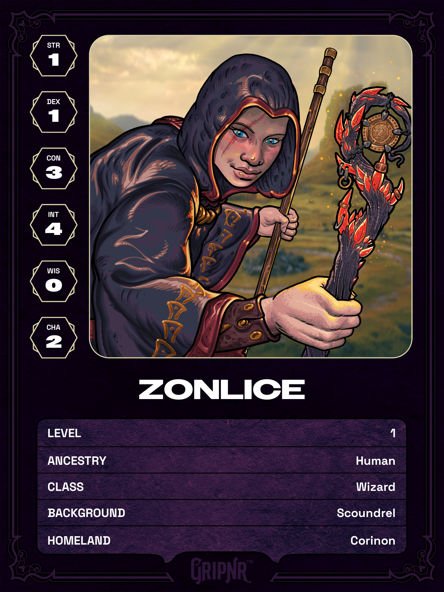 Hero card